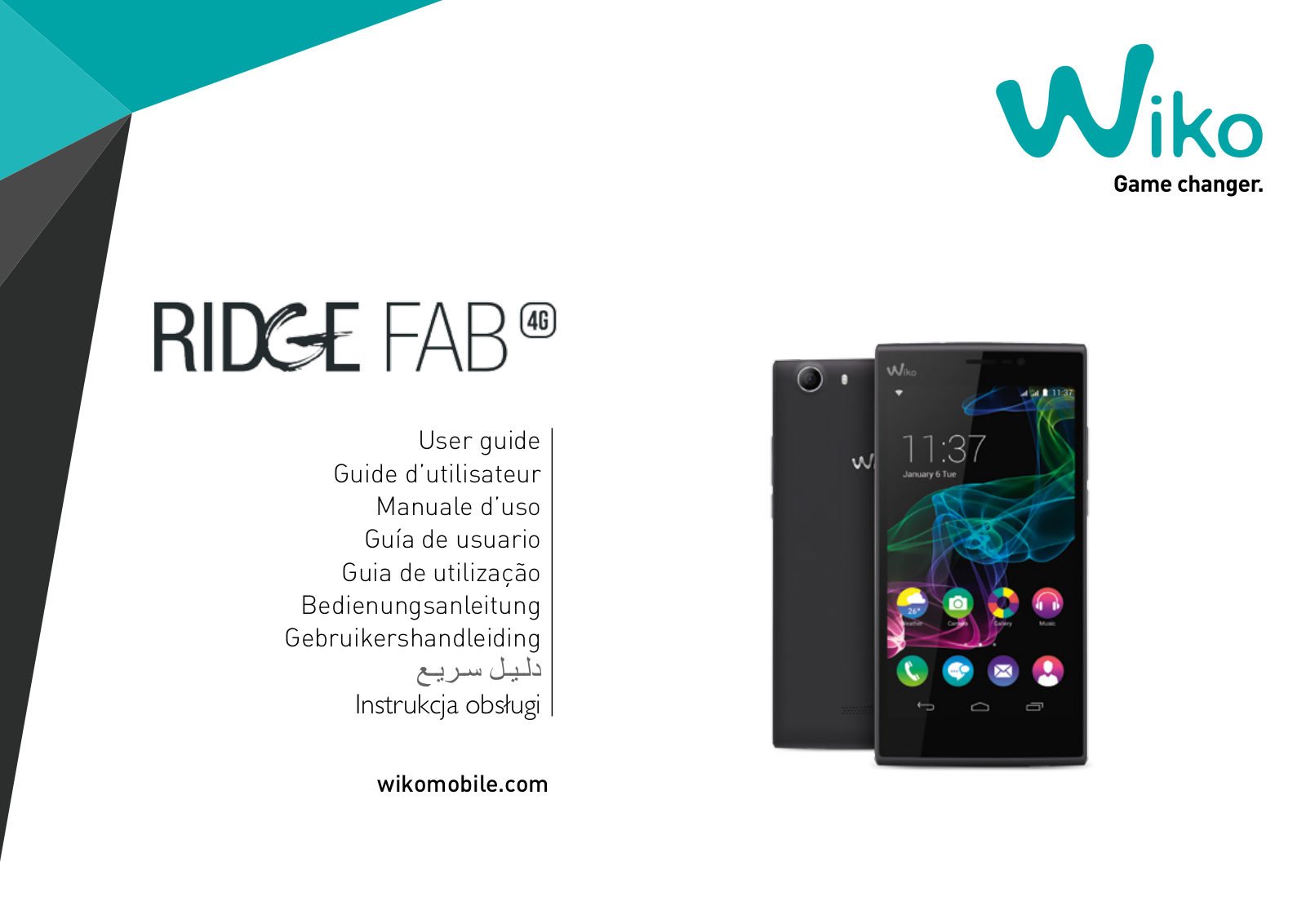 Wiko Ridge Fab 4G Operating Instructions