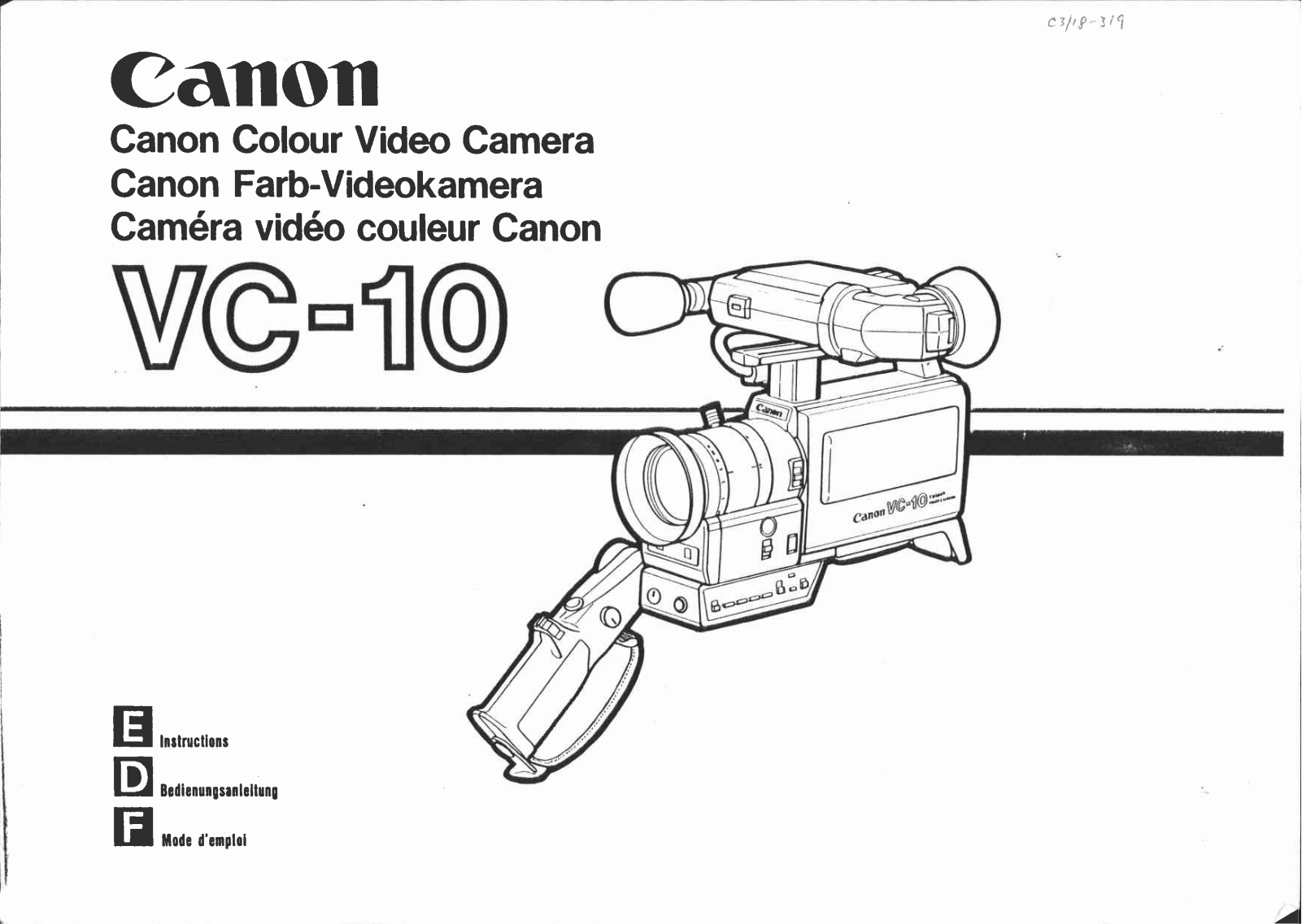 Canon VC 10 User Manual