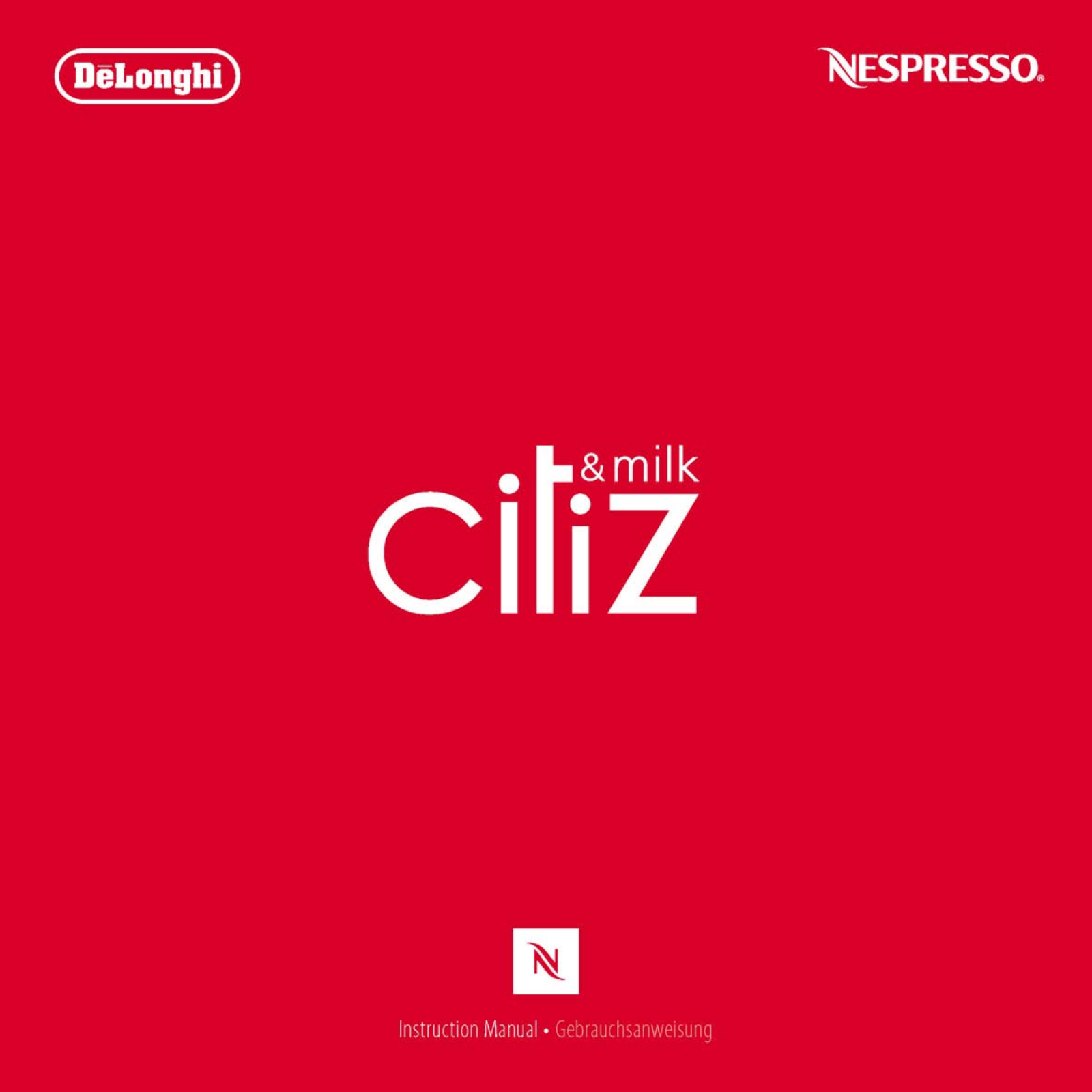 DeLonghi CITIZ & MILK User guide