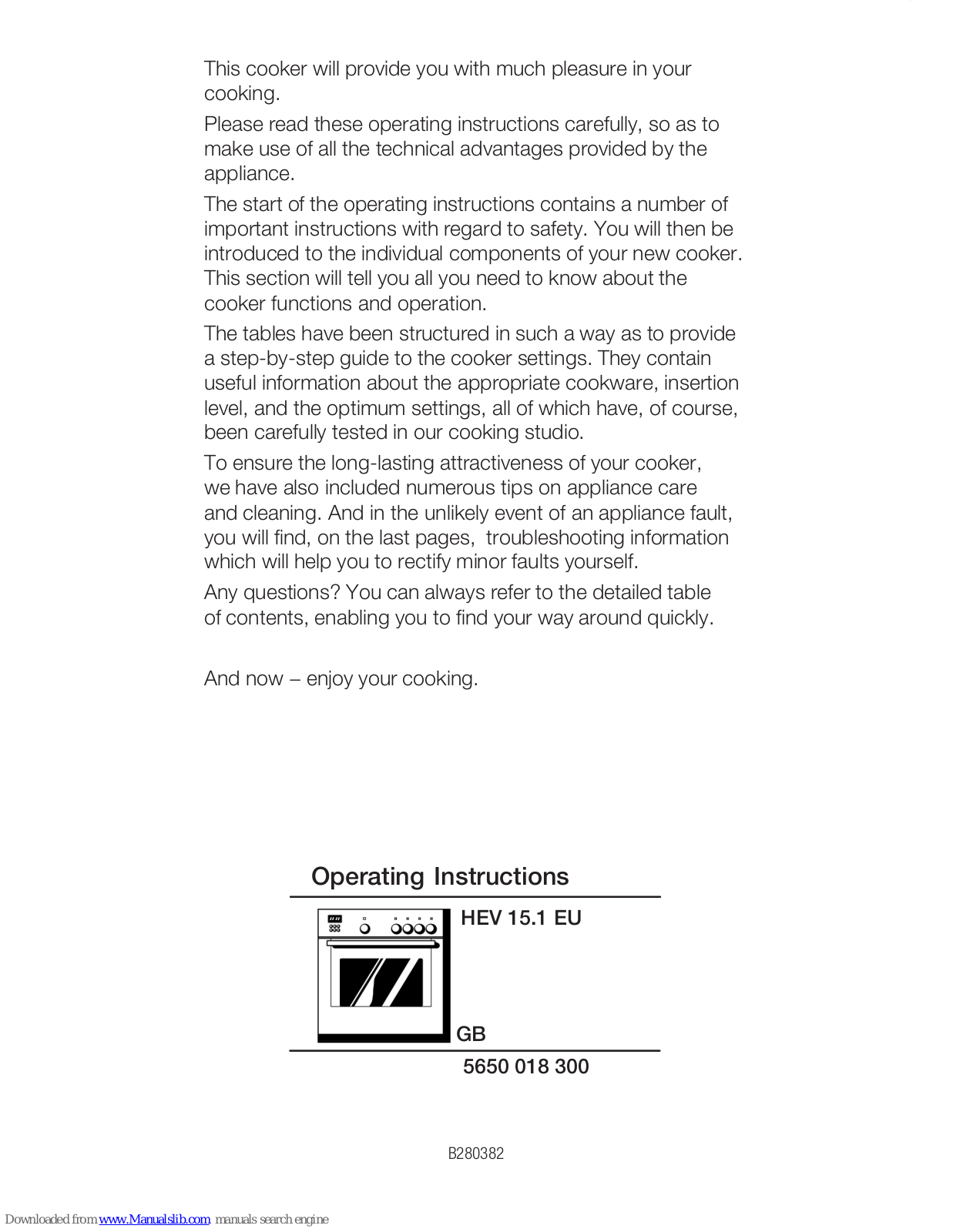 Bosch HEV 15.1 EU Operating Instructions Manual