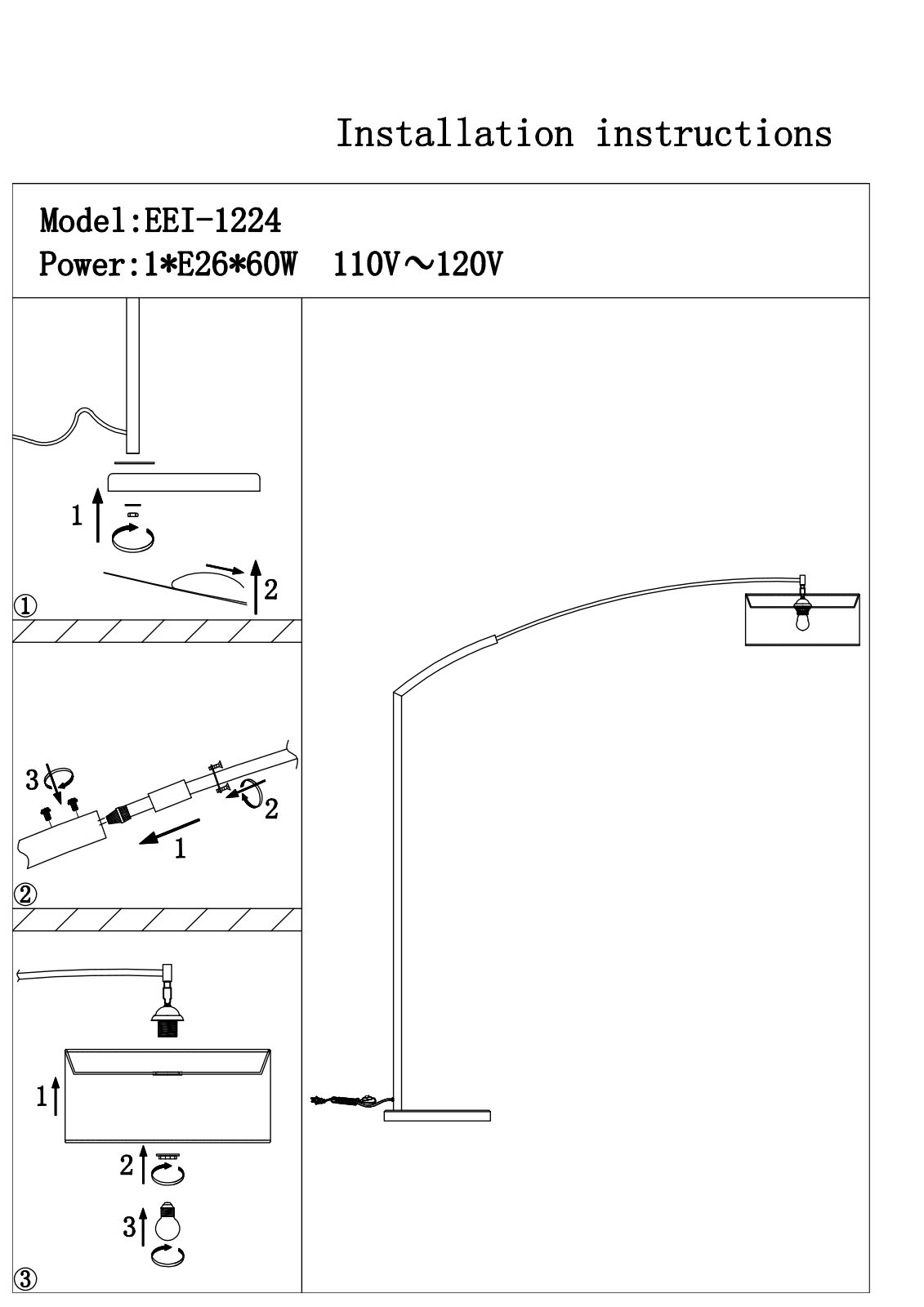 Modway FOW2503 Installation & Assembly - ManualMachine.com