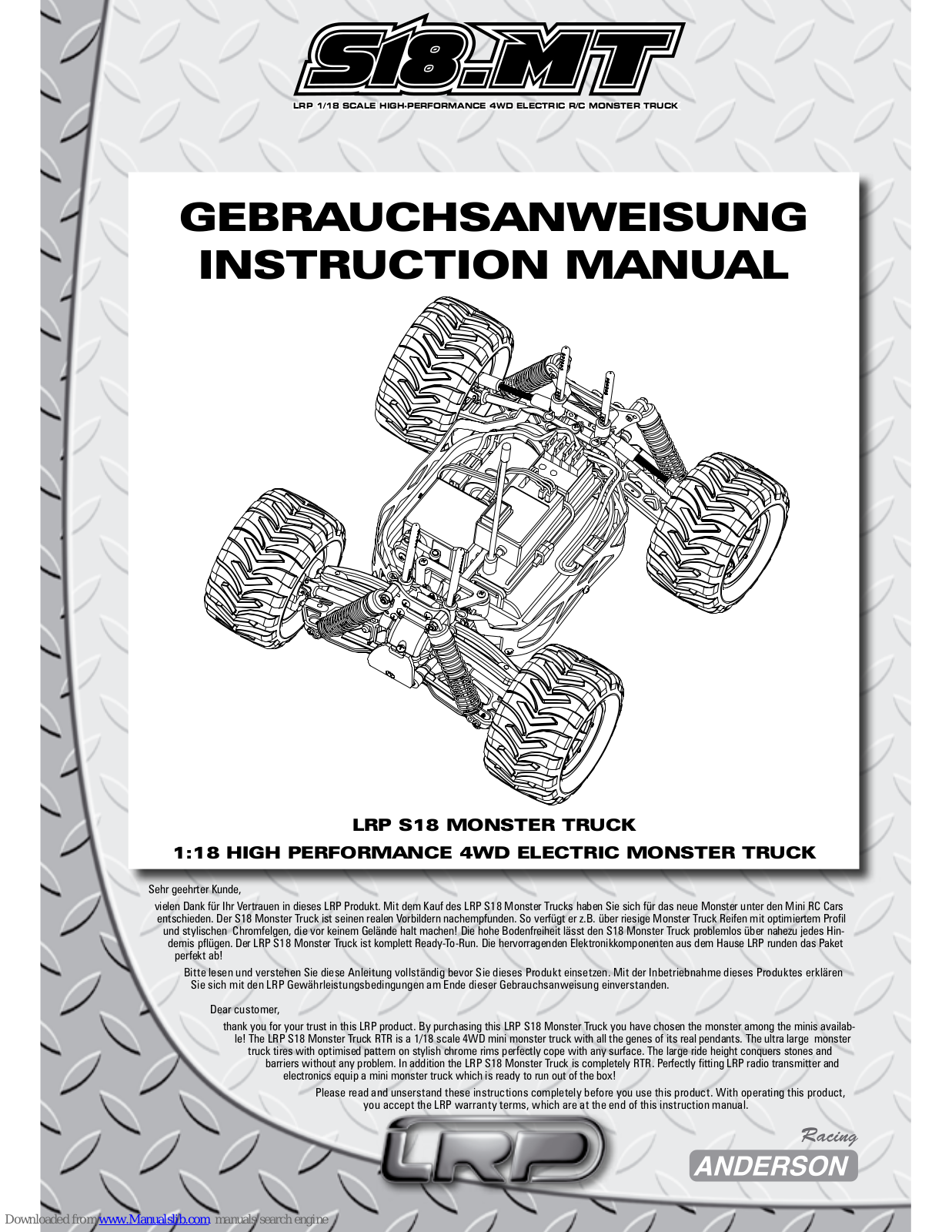LRP S18.MT Instruction Manual - ManualMachine.com