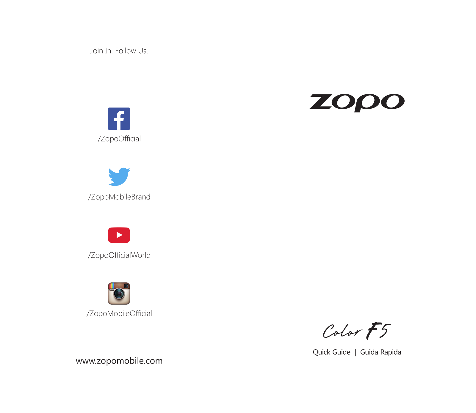 Zopo Color F5 User Manual