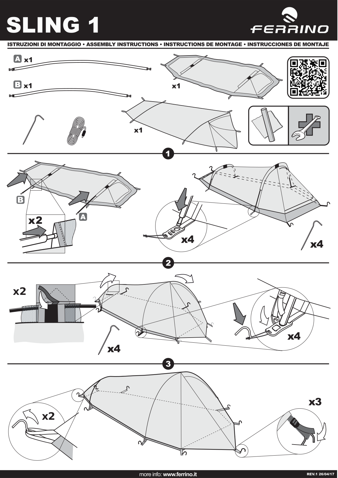 Ferrino Sling 1 User manual