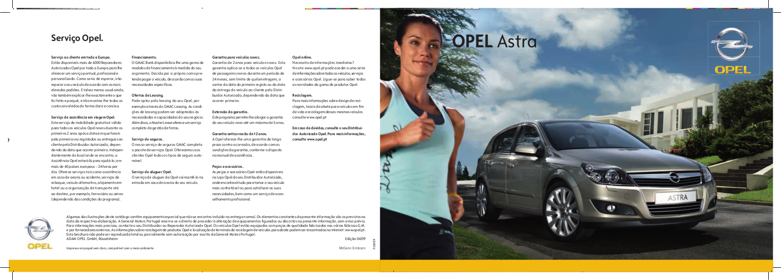 Opel ASTRA GTC, ASTRA BROCHURE