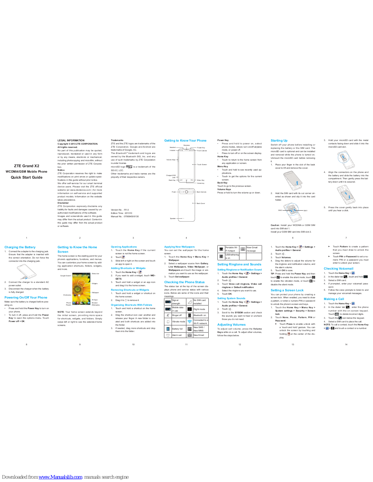 Zte Grand X2 Quick Start Manual