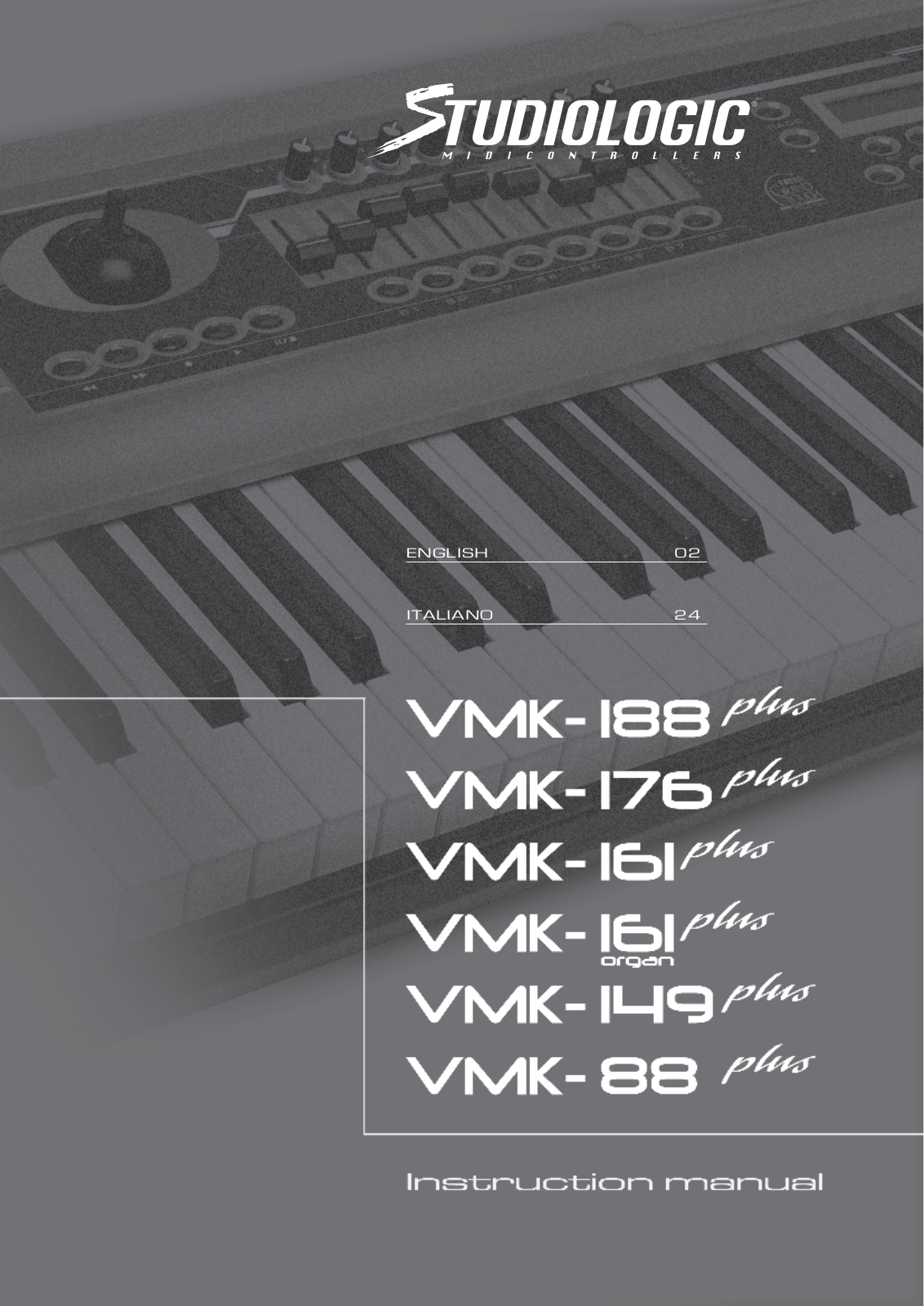 Studiologic VMK176 Plus User manual