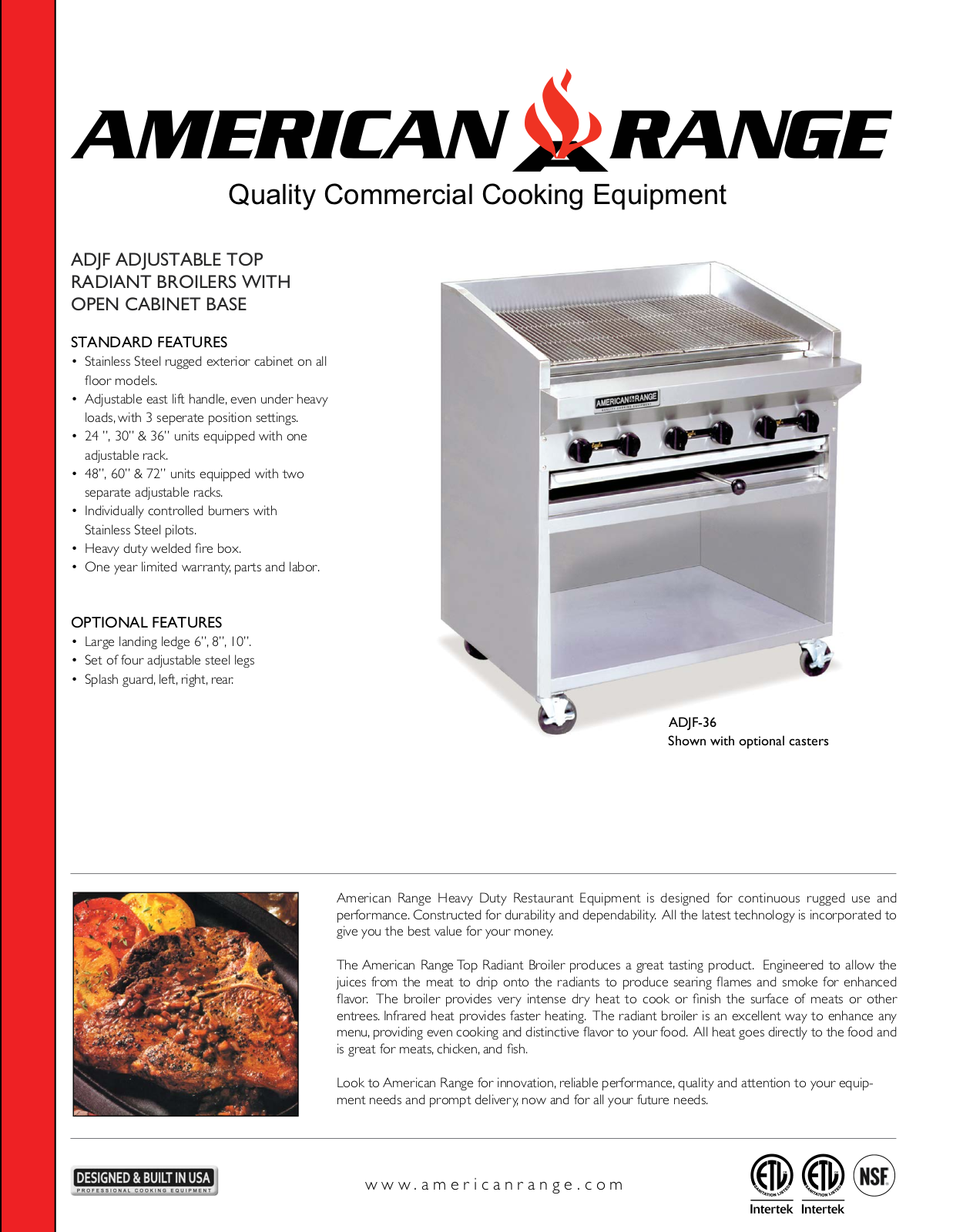 American Range ADJF-24 User Manual - ManualMachine.com