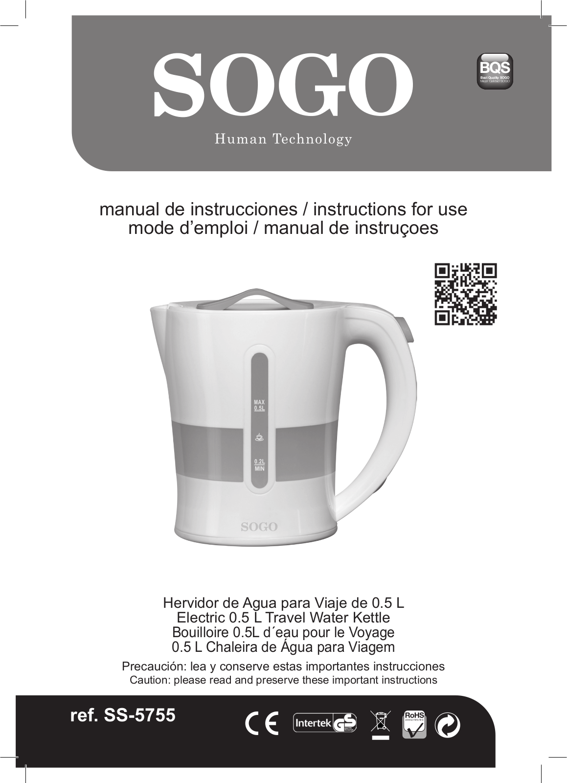 Sogo SS-5755 User guide