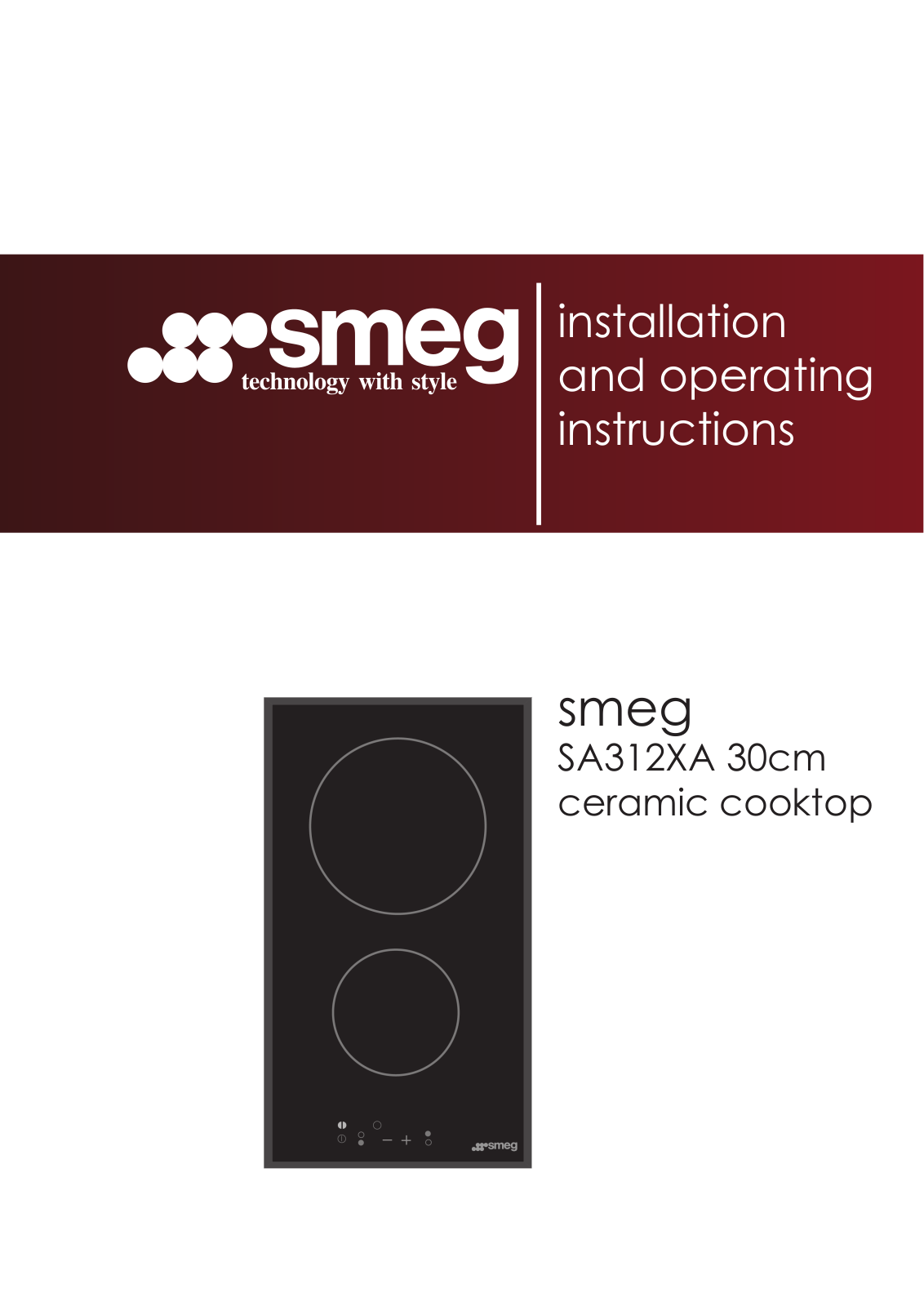 Smeg SA312XA-2 User Manual