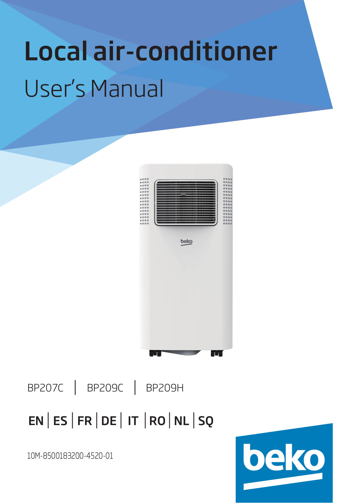 Beko BP207C User Manual