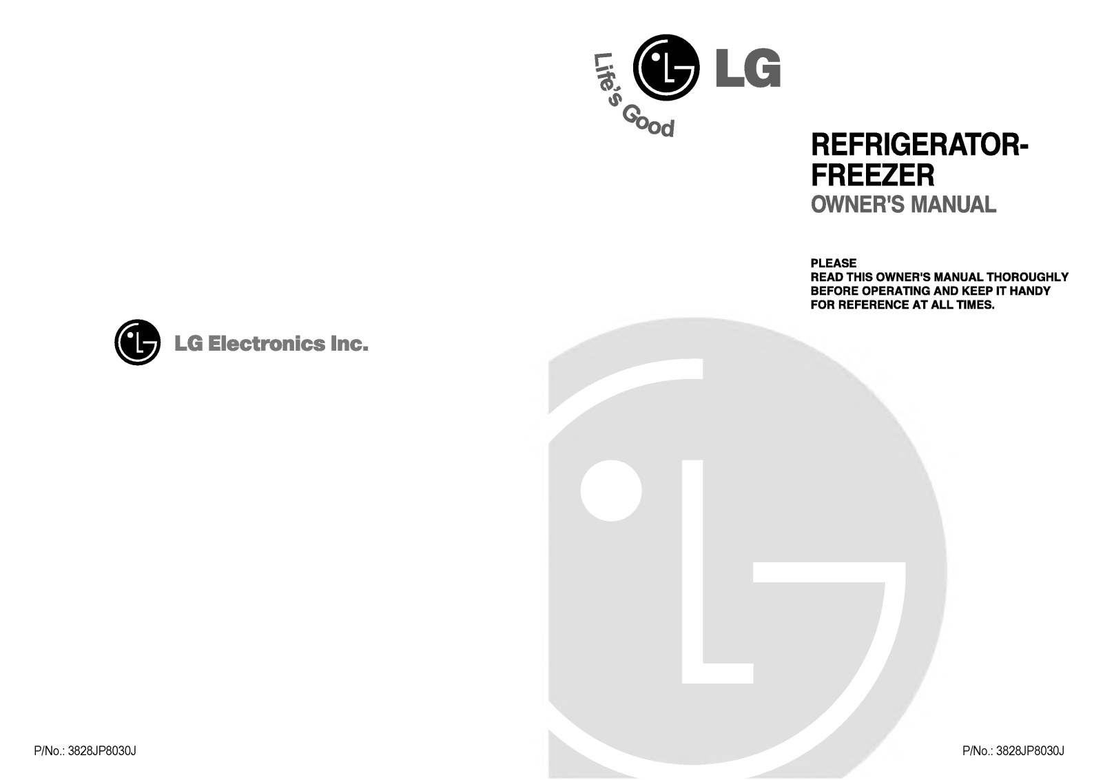 LG GN-205SQA User Manual