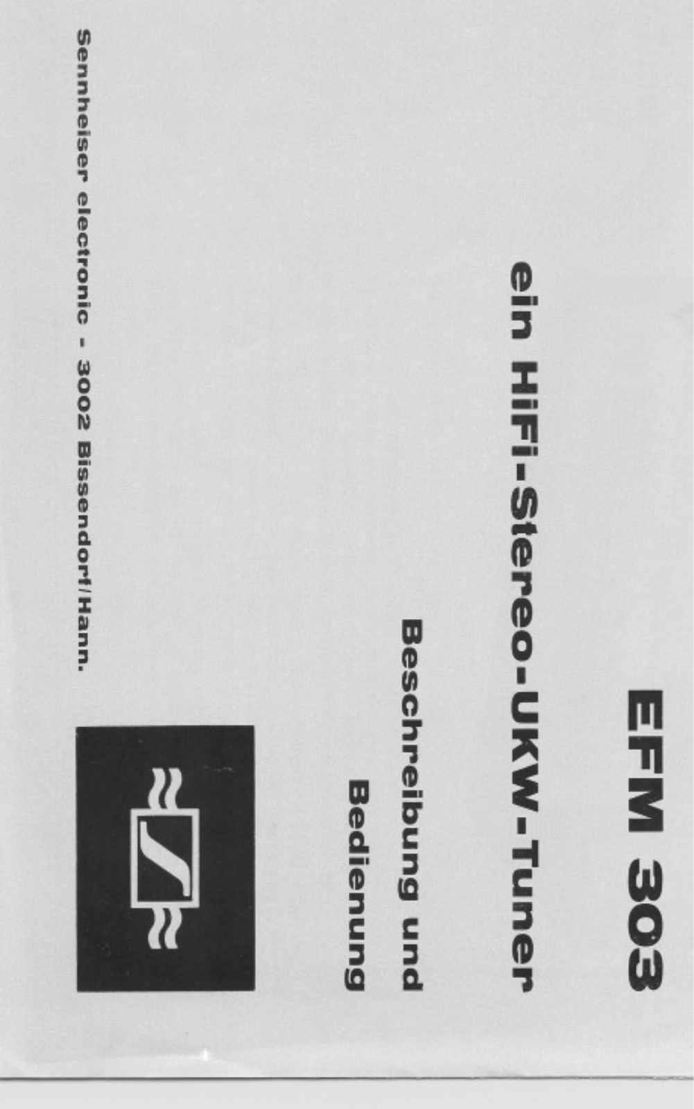 Sennheiser EFM 303 Instruction Manual