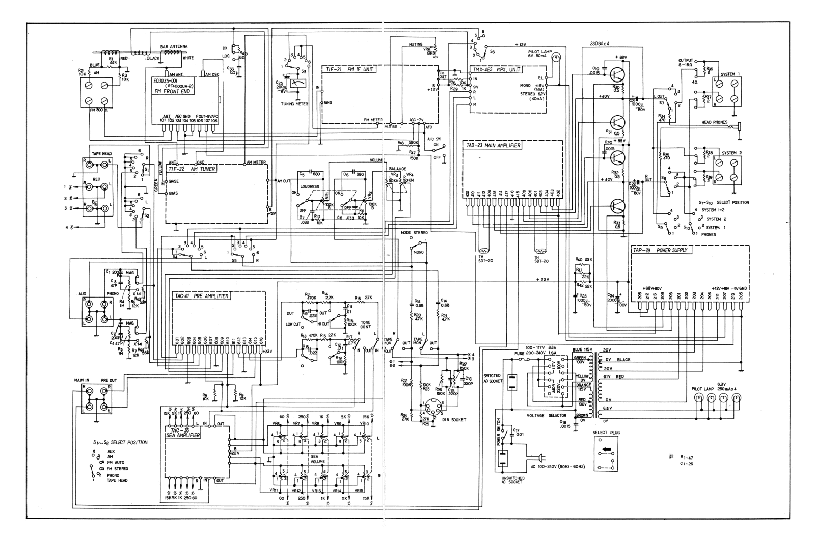 JVC 5003-WM Schematic