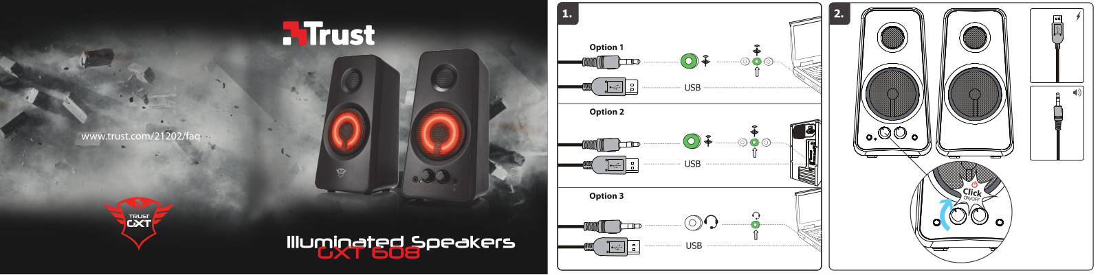 Trust 21202, GXT 608 Illuminated 2.0 Speaker Set User guide