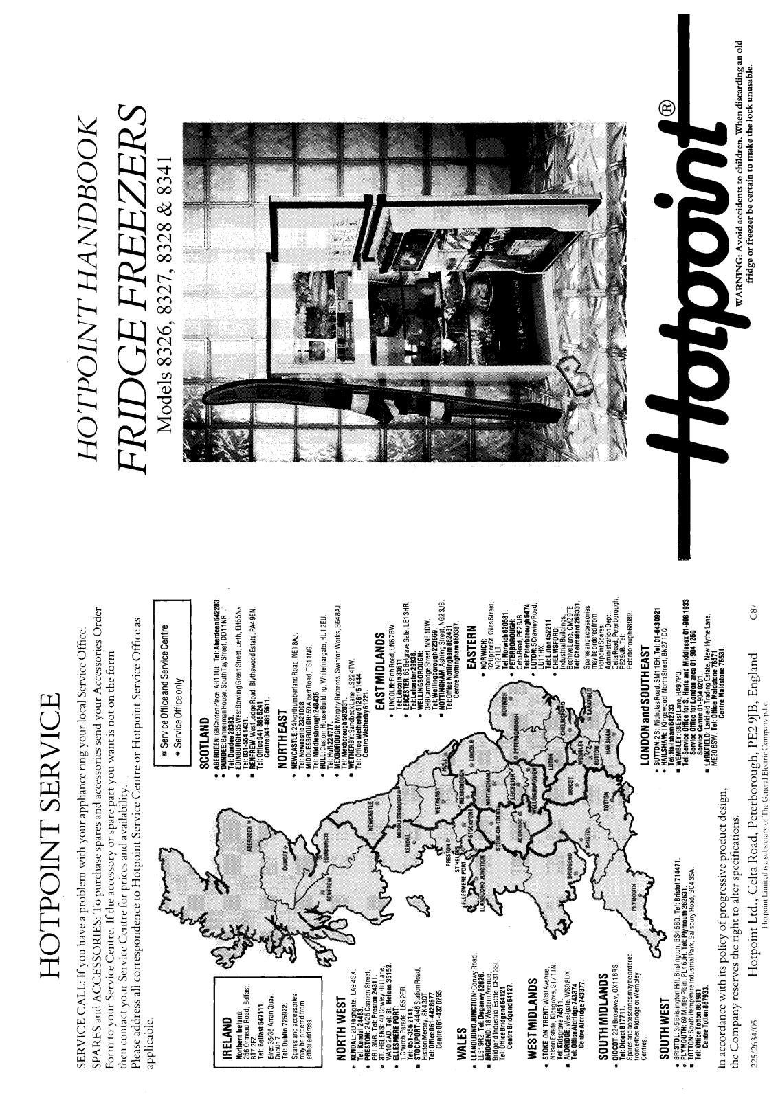 Hotpoint 8326 User Manual