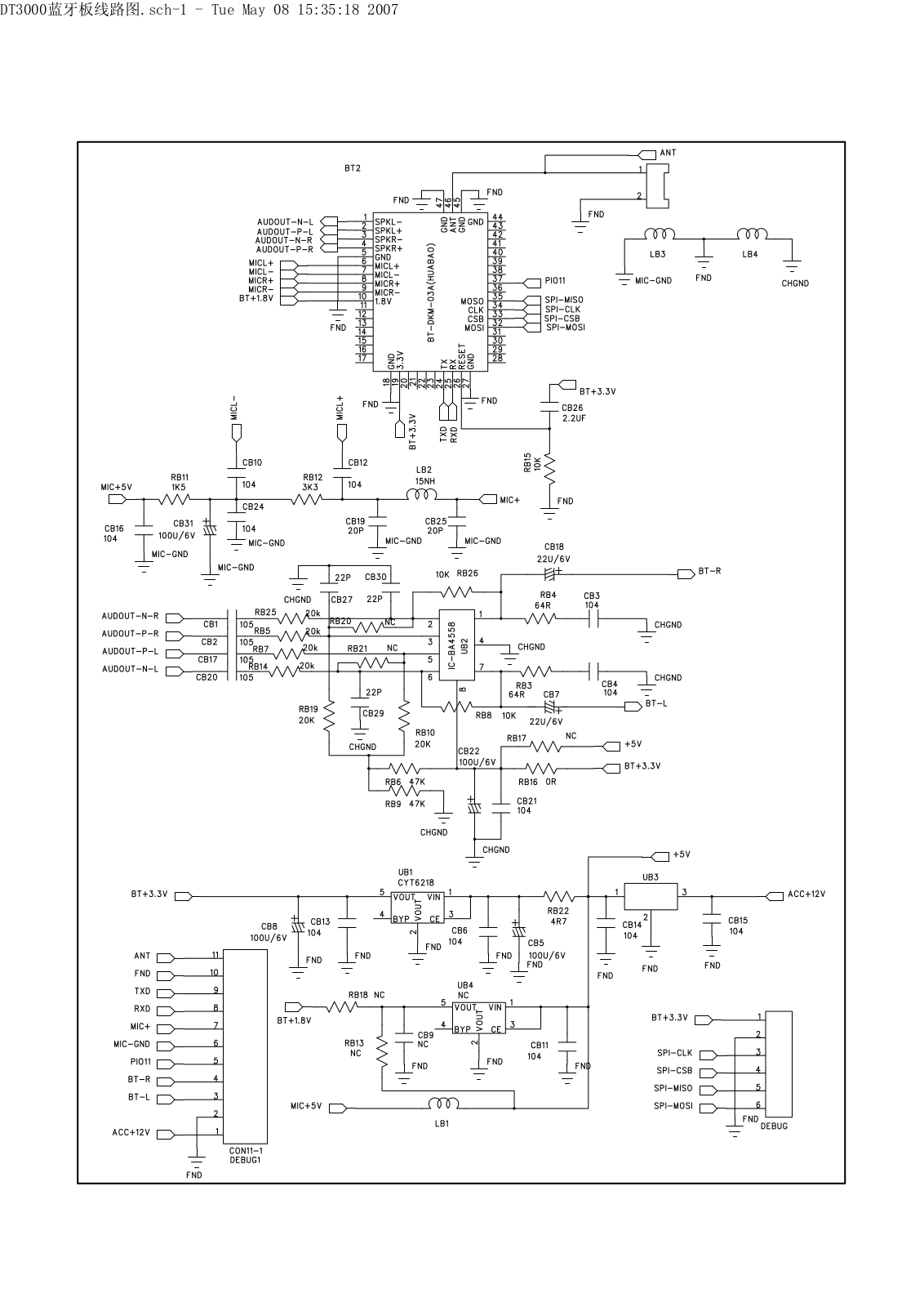 Mystery MMD-993 Service Manual