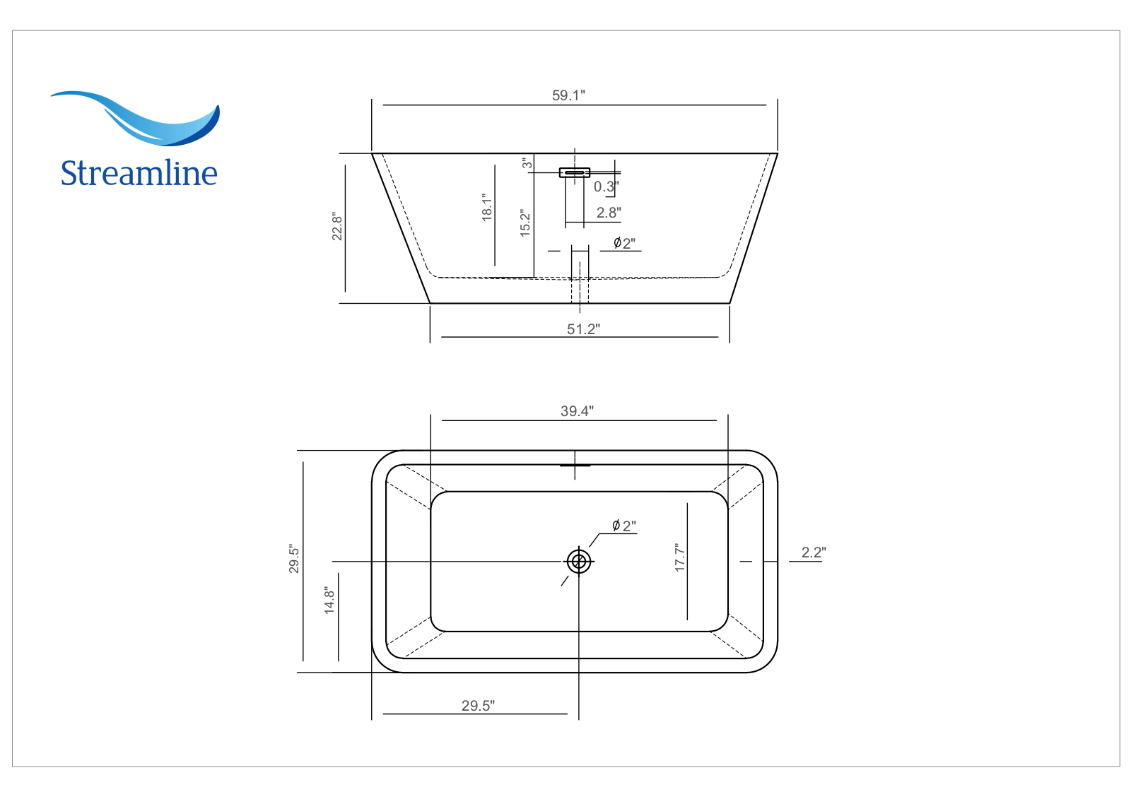 Streamline M224159FSWHFM Installation Manual