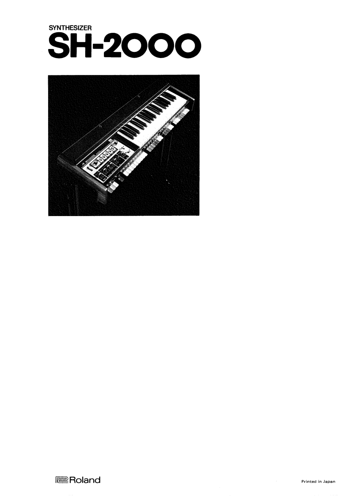 Roland SH-2000 Schematic