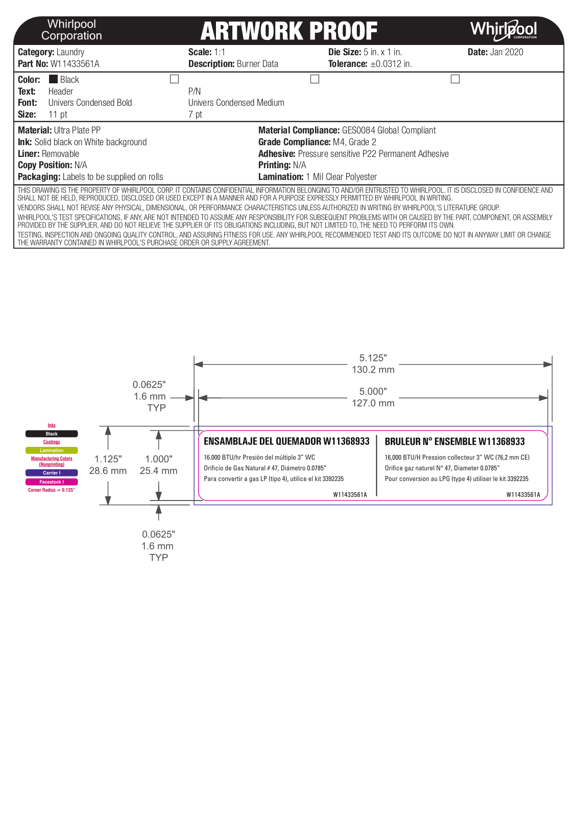 Whirlpool WGT4027HW User Manual