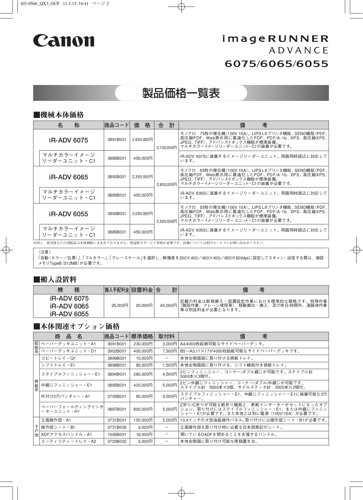 Canon 6075, 6065, 6055 User Guide