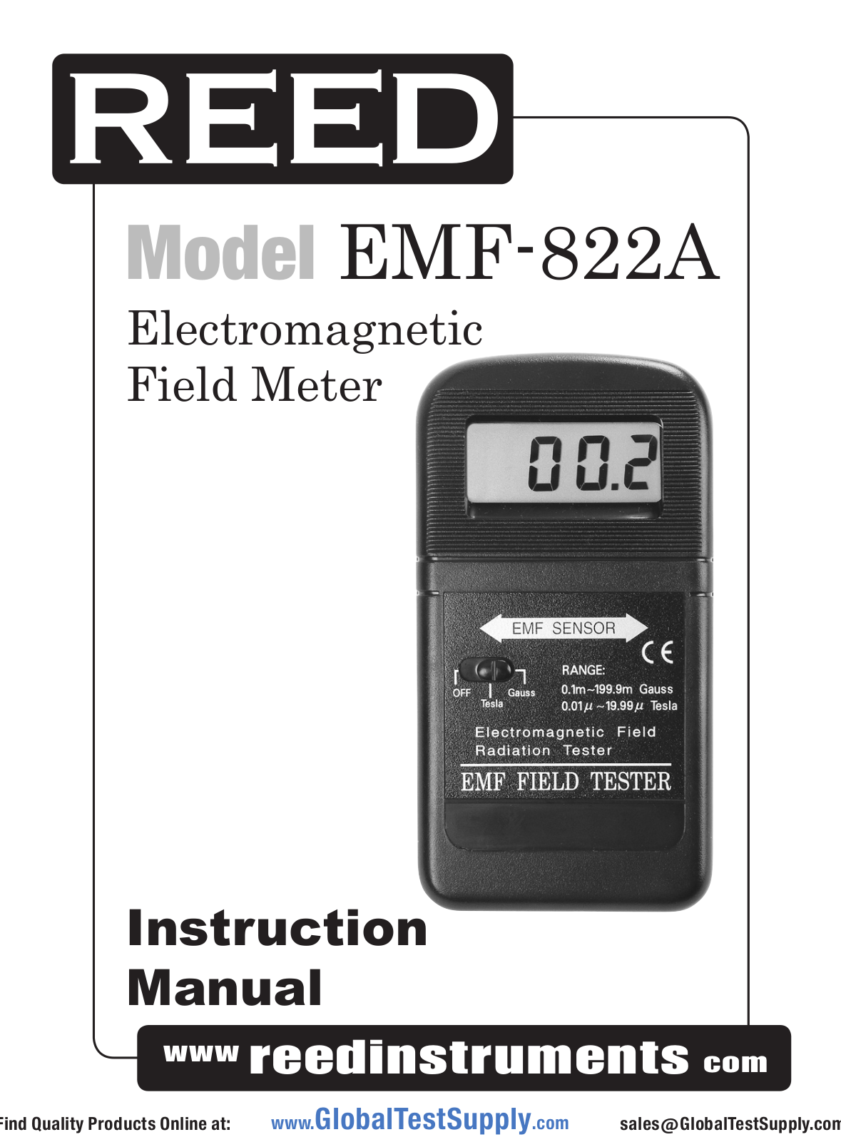 REED Instruments EMF-822A User manual