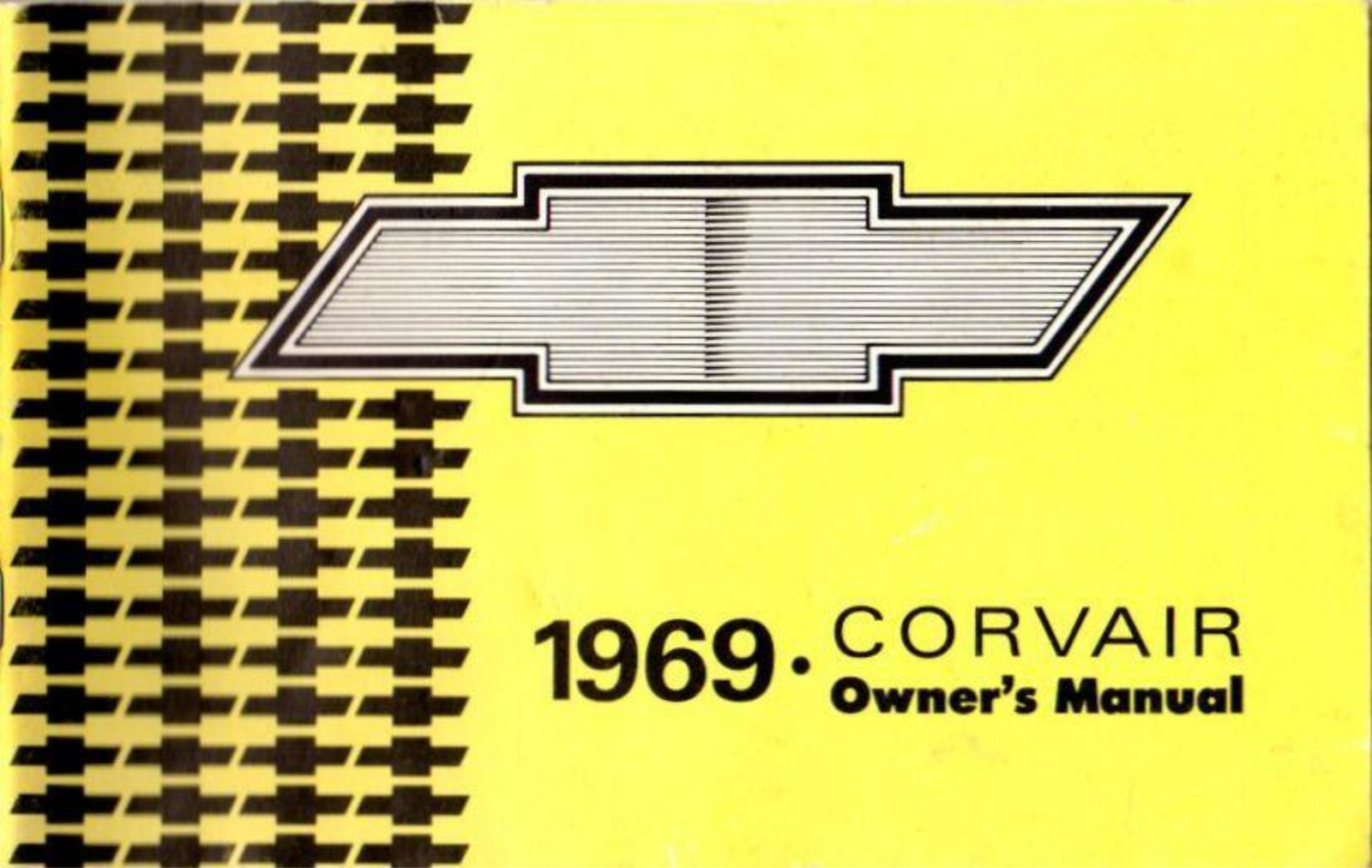 Chevrolet Corvair 1969 Operating Instructions