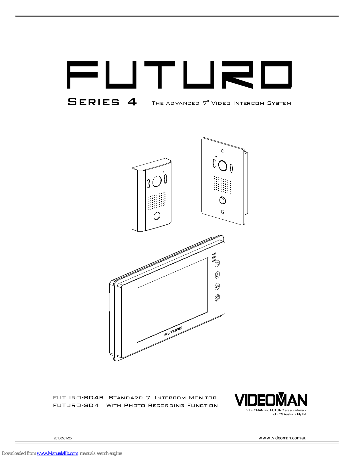 VIDEOMAN FUTURO-SD4B, FUTURO-SD4 Owner's Manual