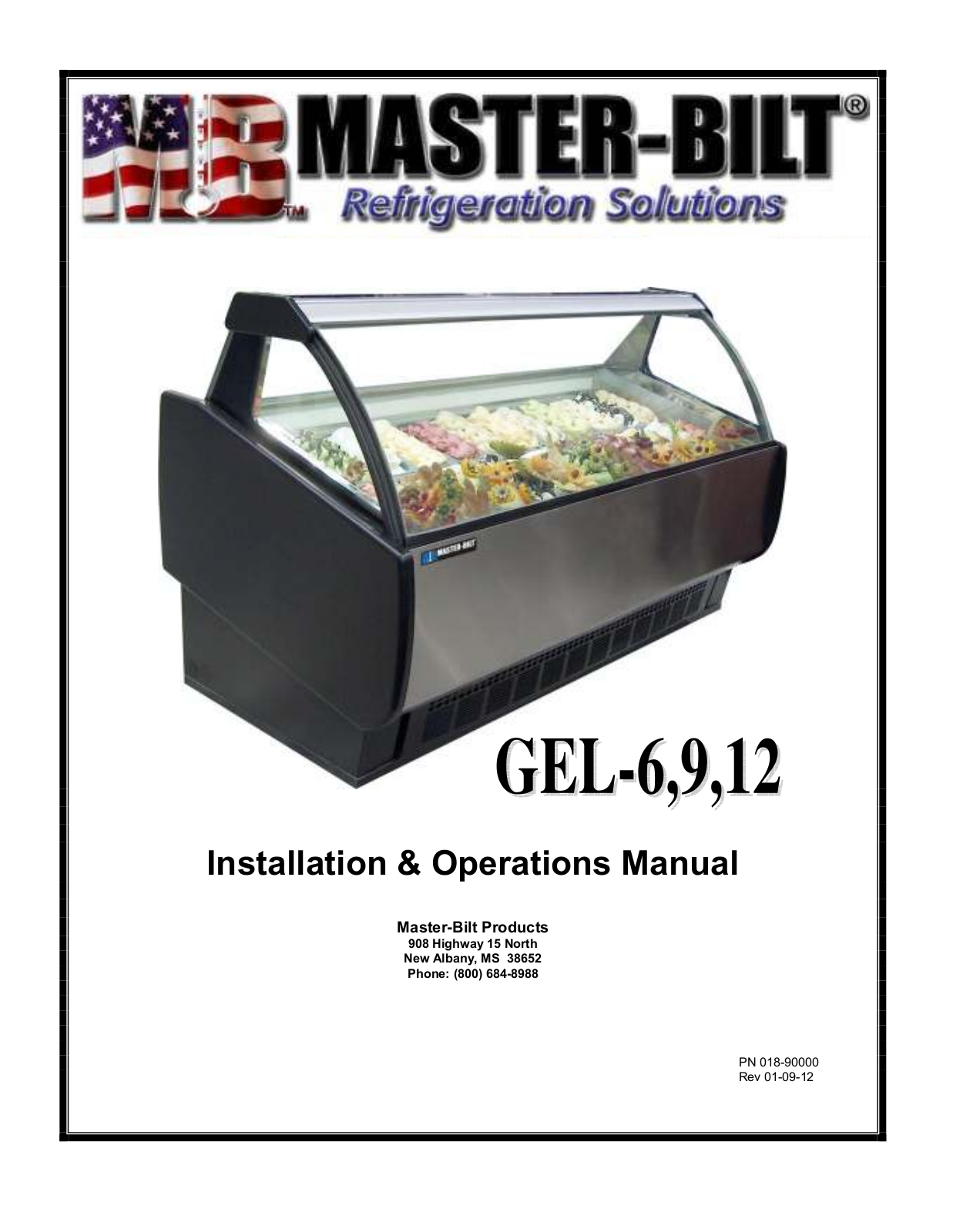 Master-Bilt GEL-9 User Manual