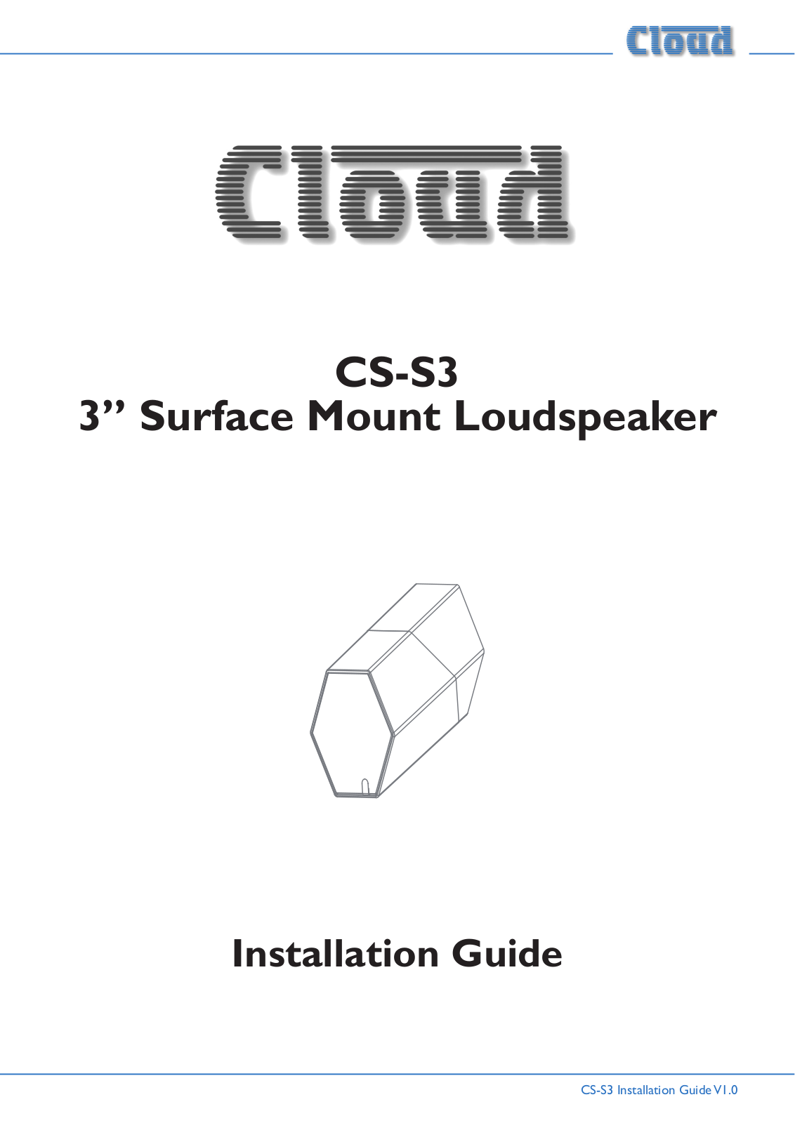 Cloud CS-S3 Installation Manual