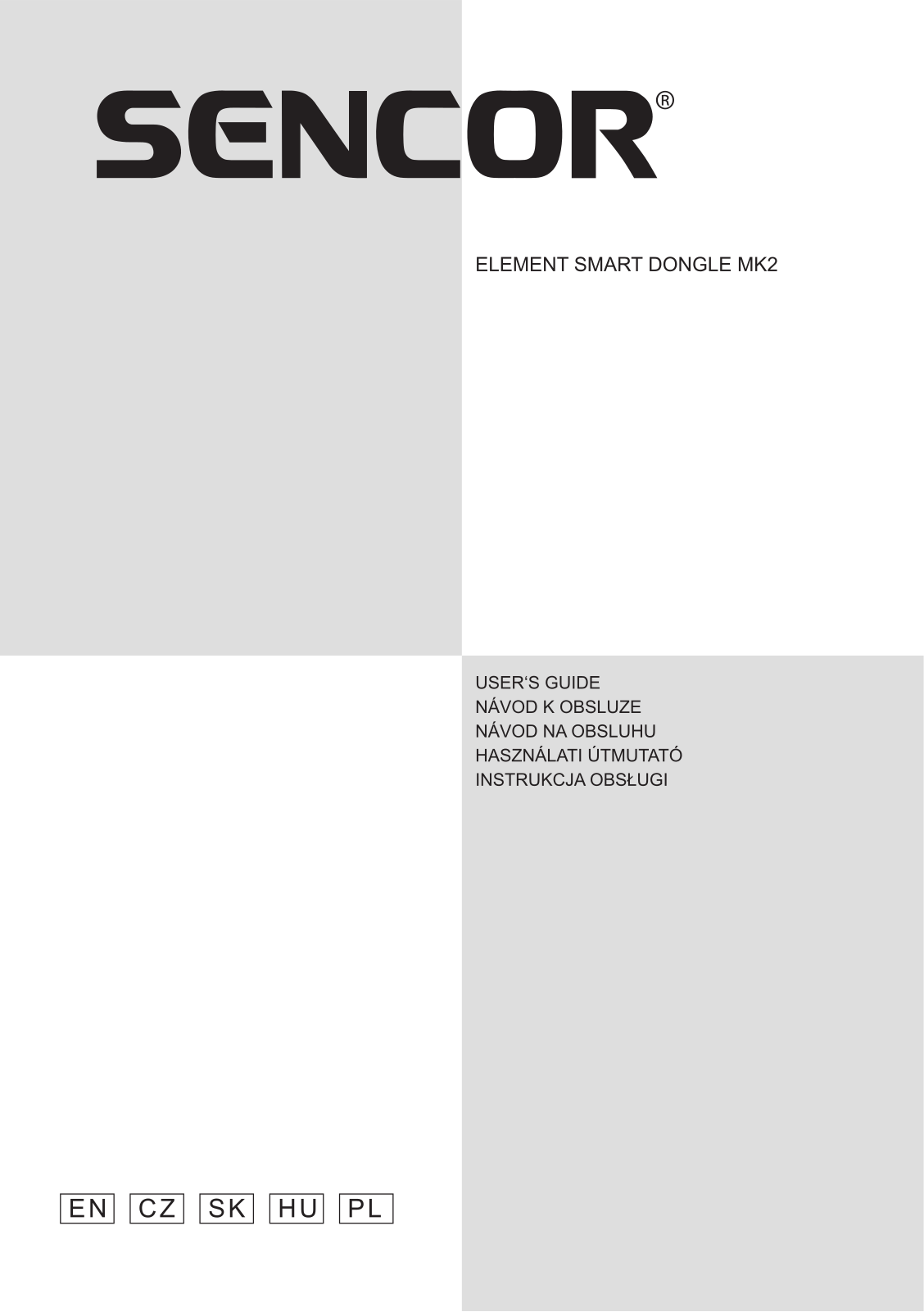 Sencor SMART DONGLE MK2 User Manual