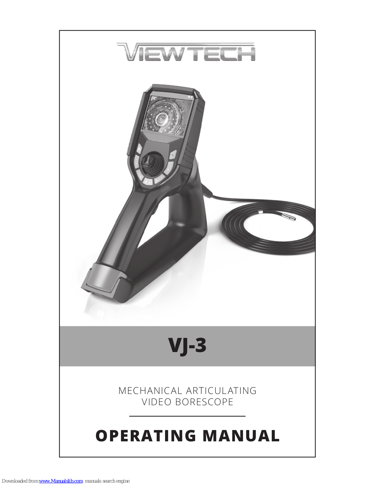 Viewtech VJ-3 Operating Manual