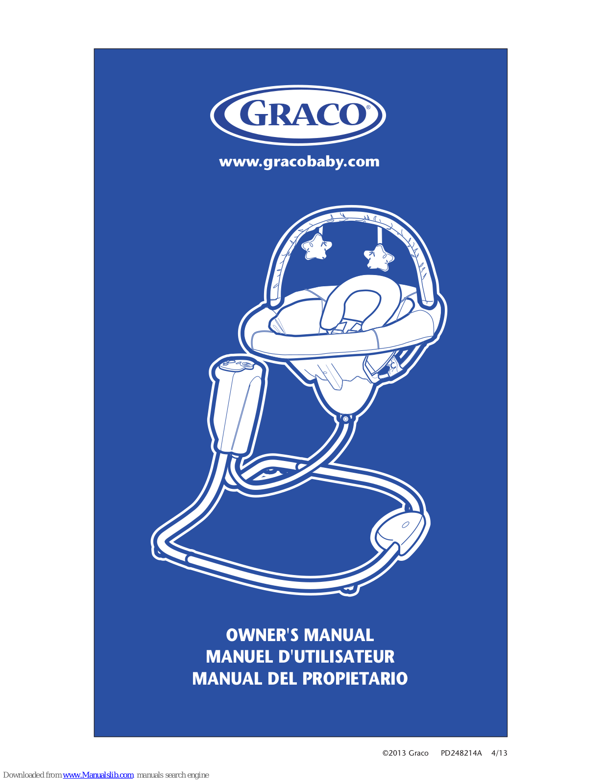 Graco PD248214A, PD248216A Owner's Manual