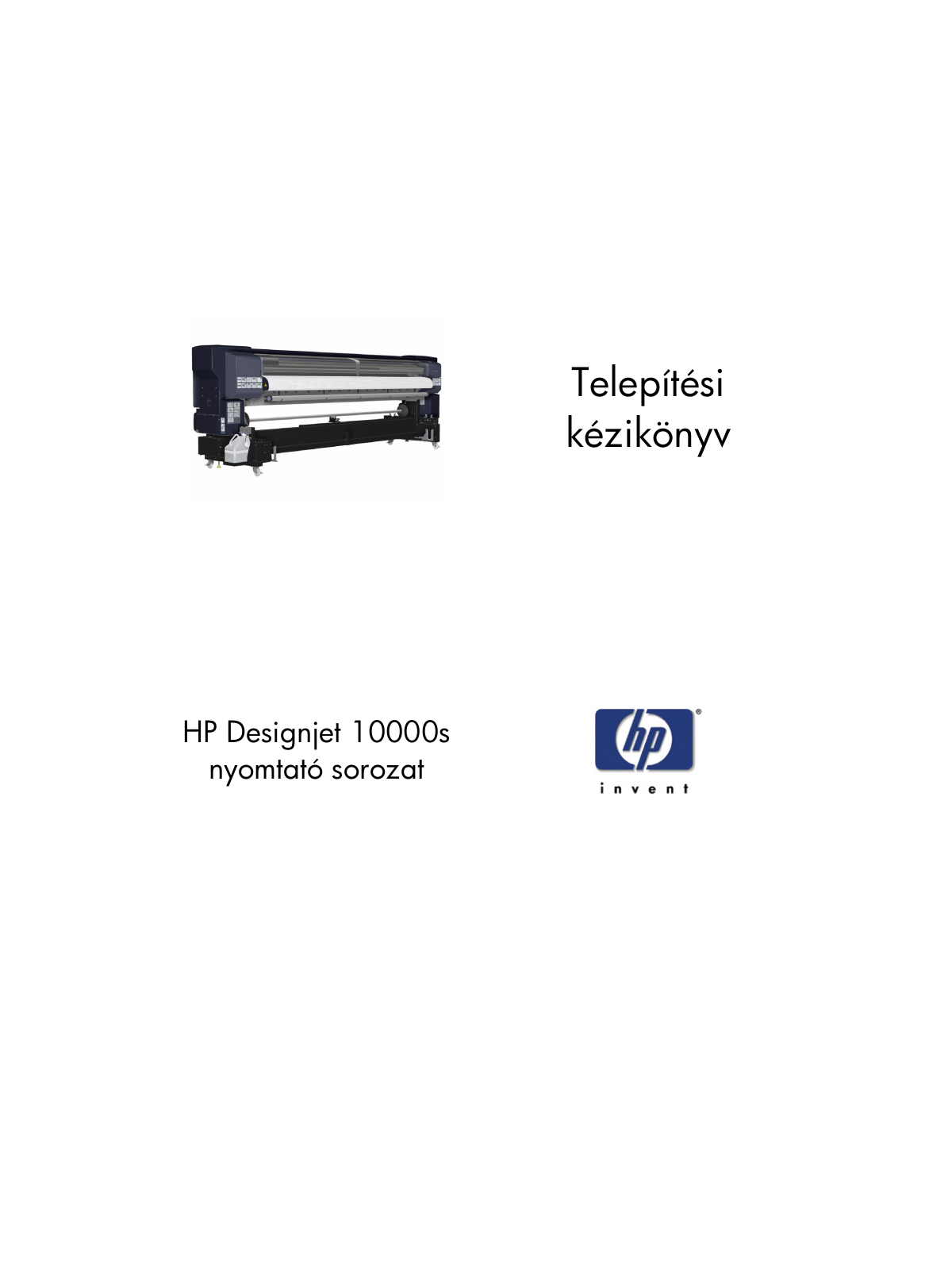 Hp DESIGNJET 10000S User Manual