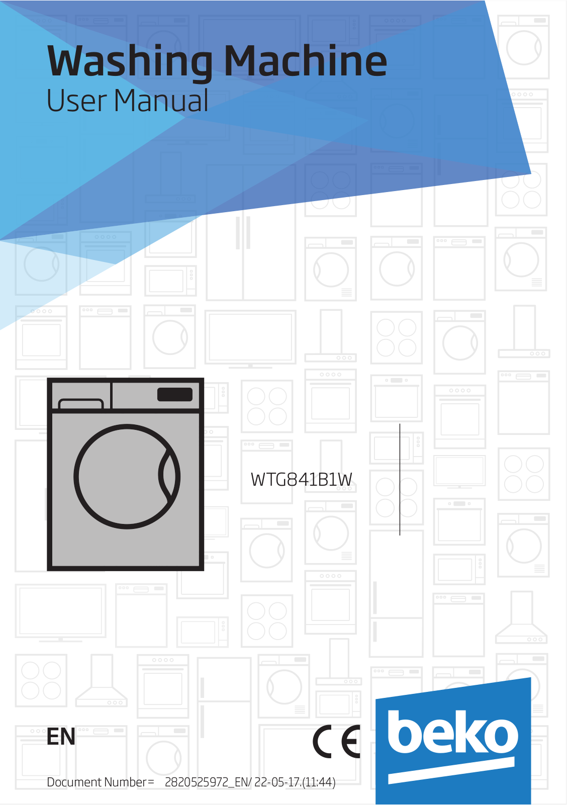 Beko WTG841B1W User Manual