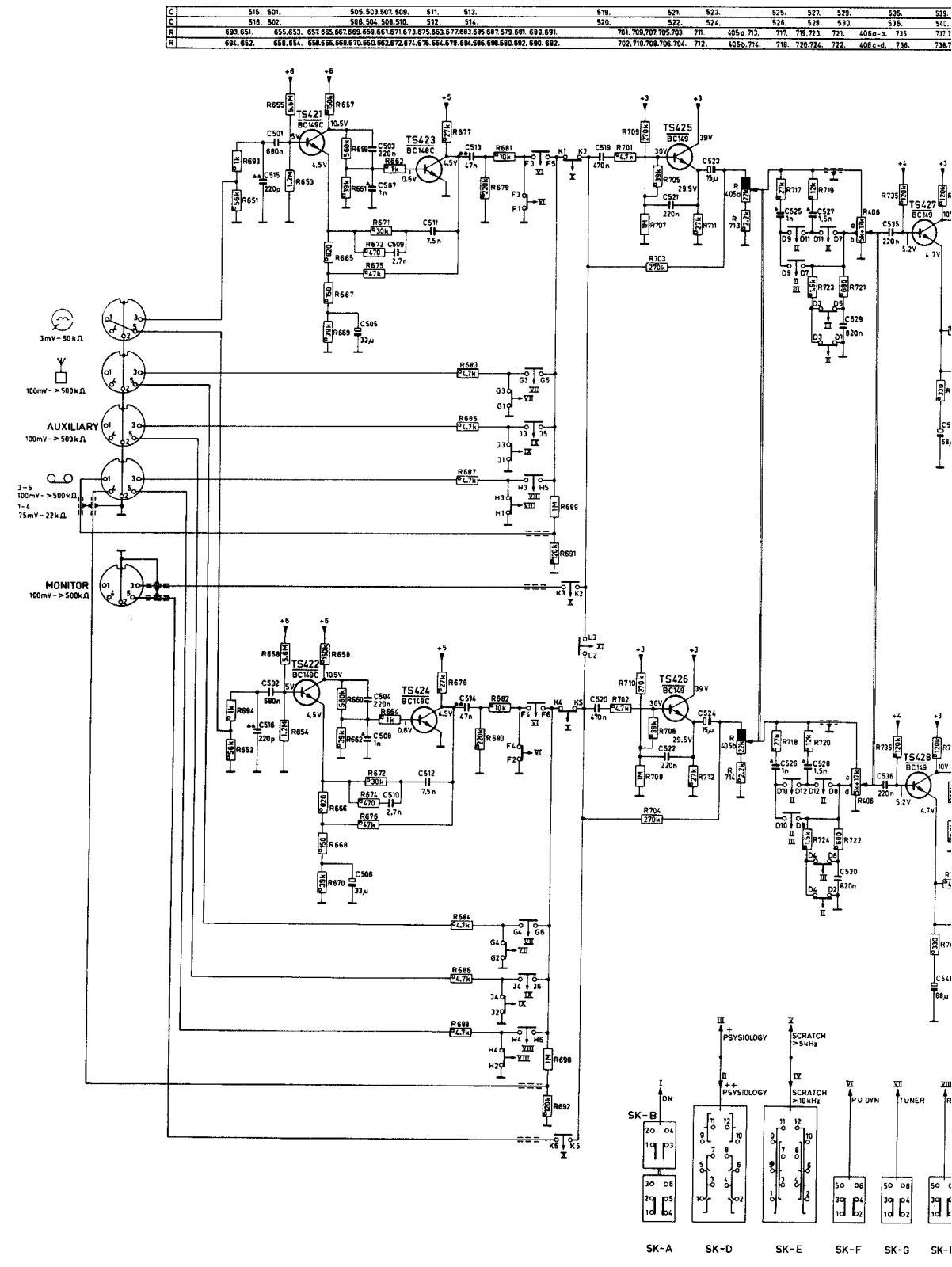 Philips 22-RH-591 Schematic