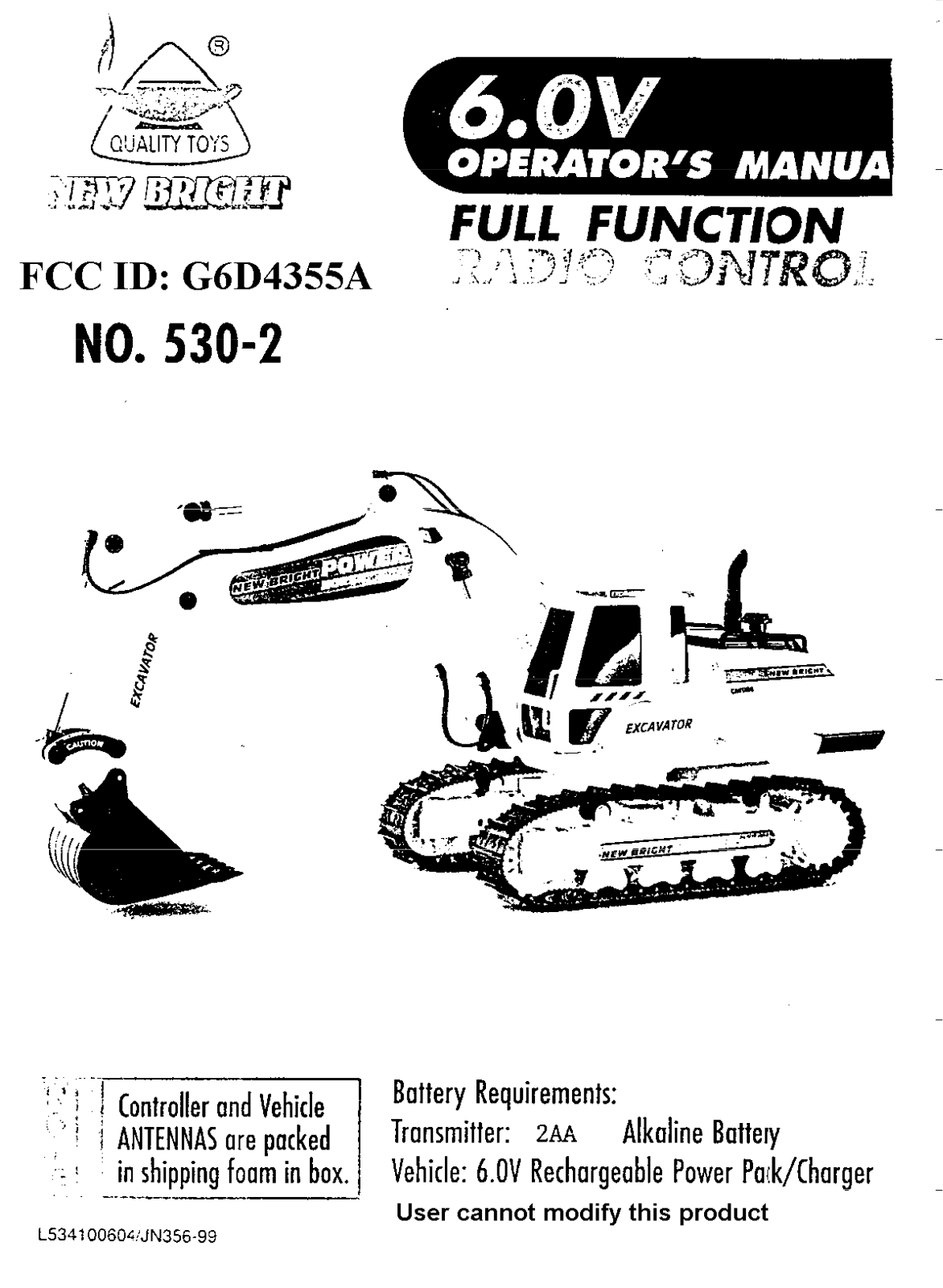 New Bright Co 4355A User Manual