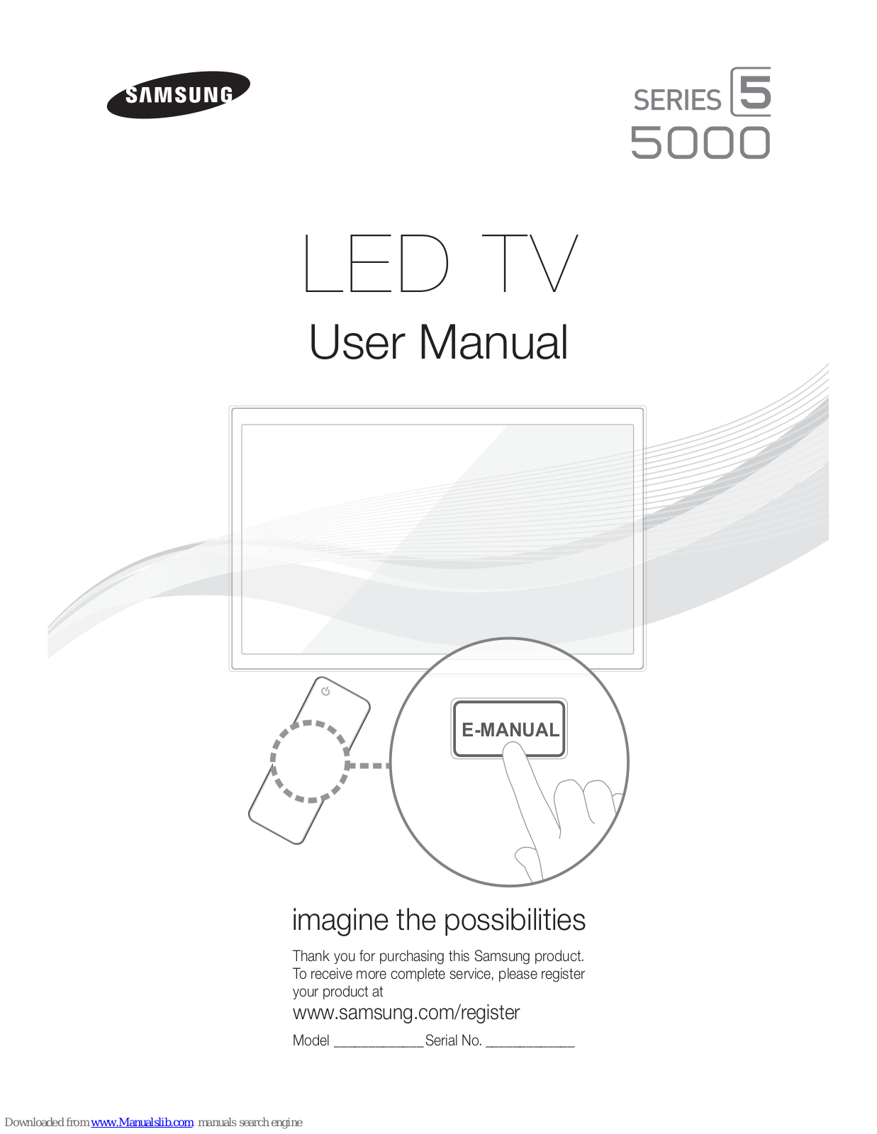 Samsung UN22D5000NF, UN22D5010NF, UN27D5000NF User Manual