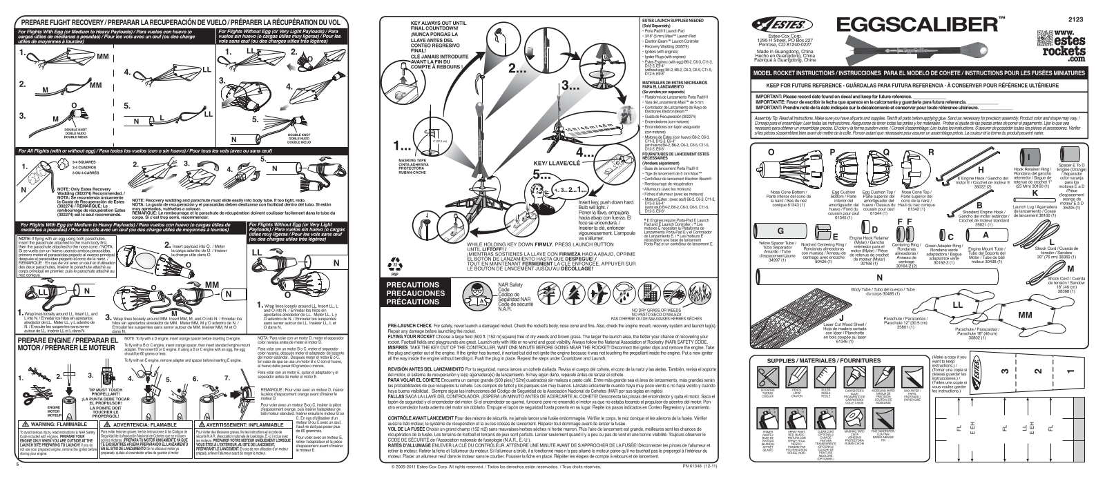 ESTES Eggscaliber User Manual