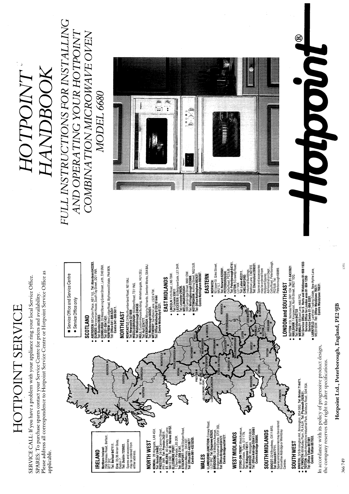 Hotpoint 6680 User Manual