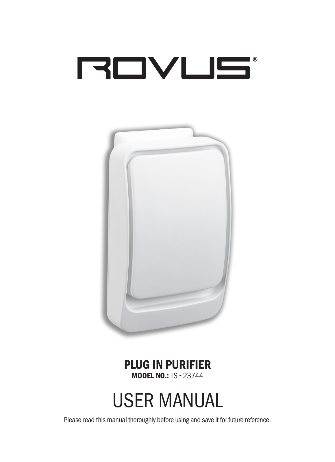 Rovus TS - 23744 User Manual