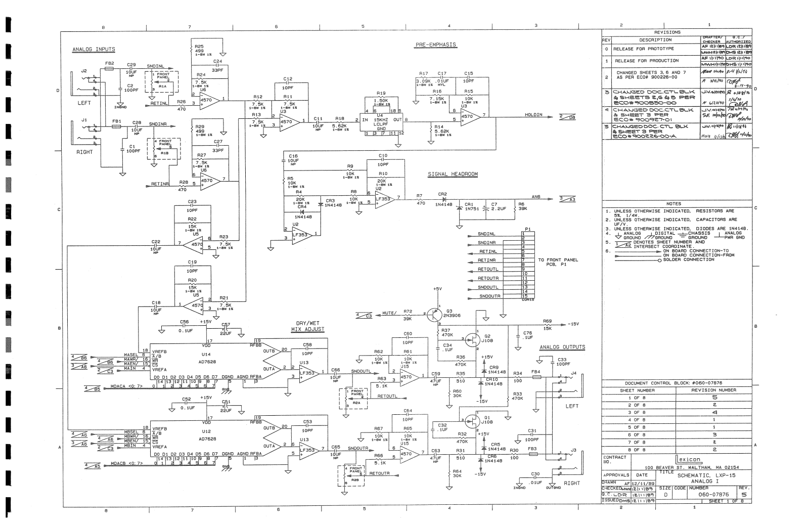 Lexicon LXP15 User Manual