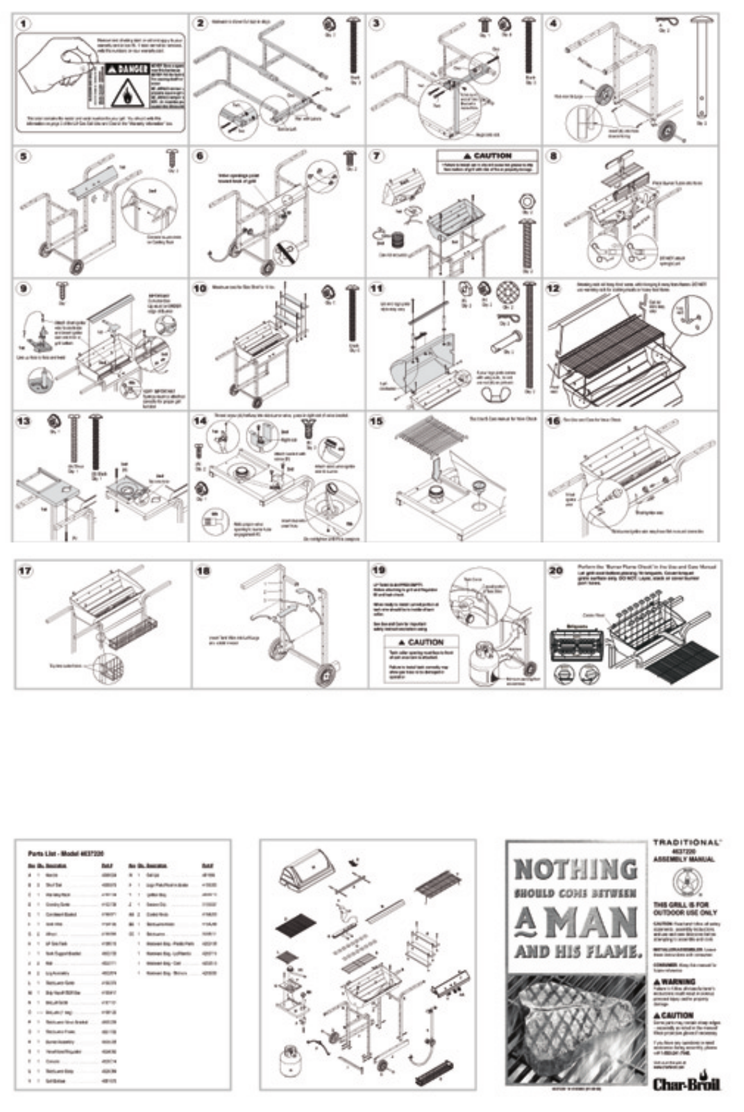 Charbroil 4637220 Owner's Manual