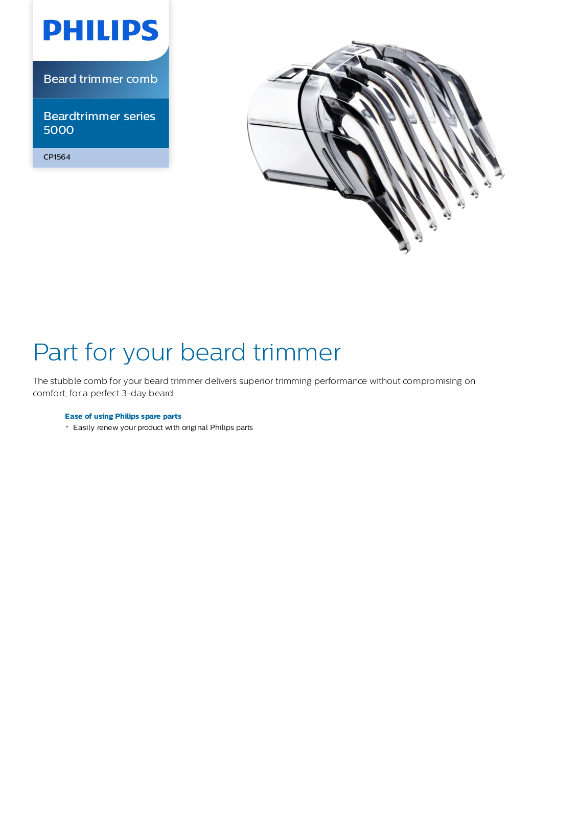 Philips CP1564/01 leaflet - ManualMachine.com