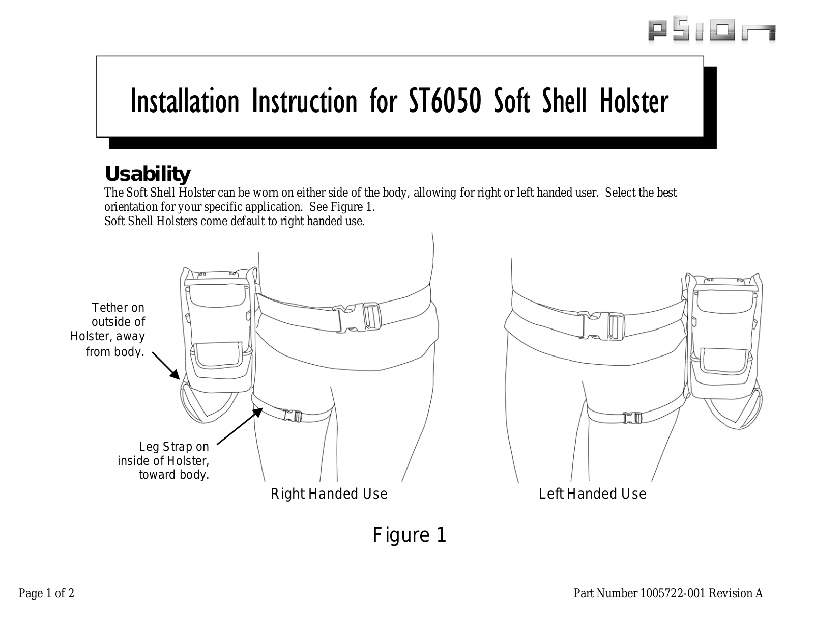 Zebra Omnii XT15 Installation Instructions for ST6050 Soft Shell Holster