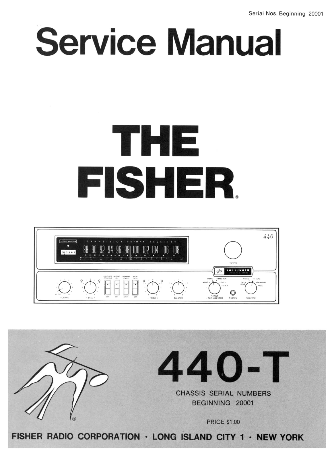 Fisher 440-T Service Manual