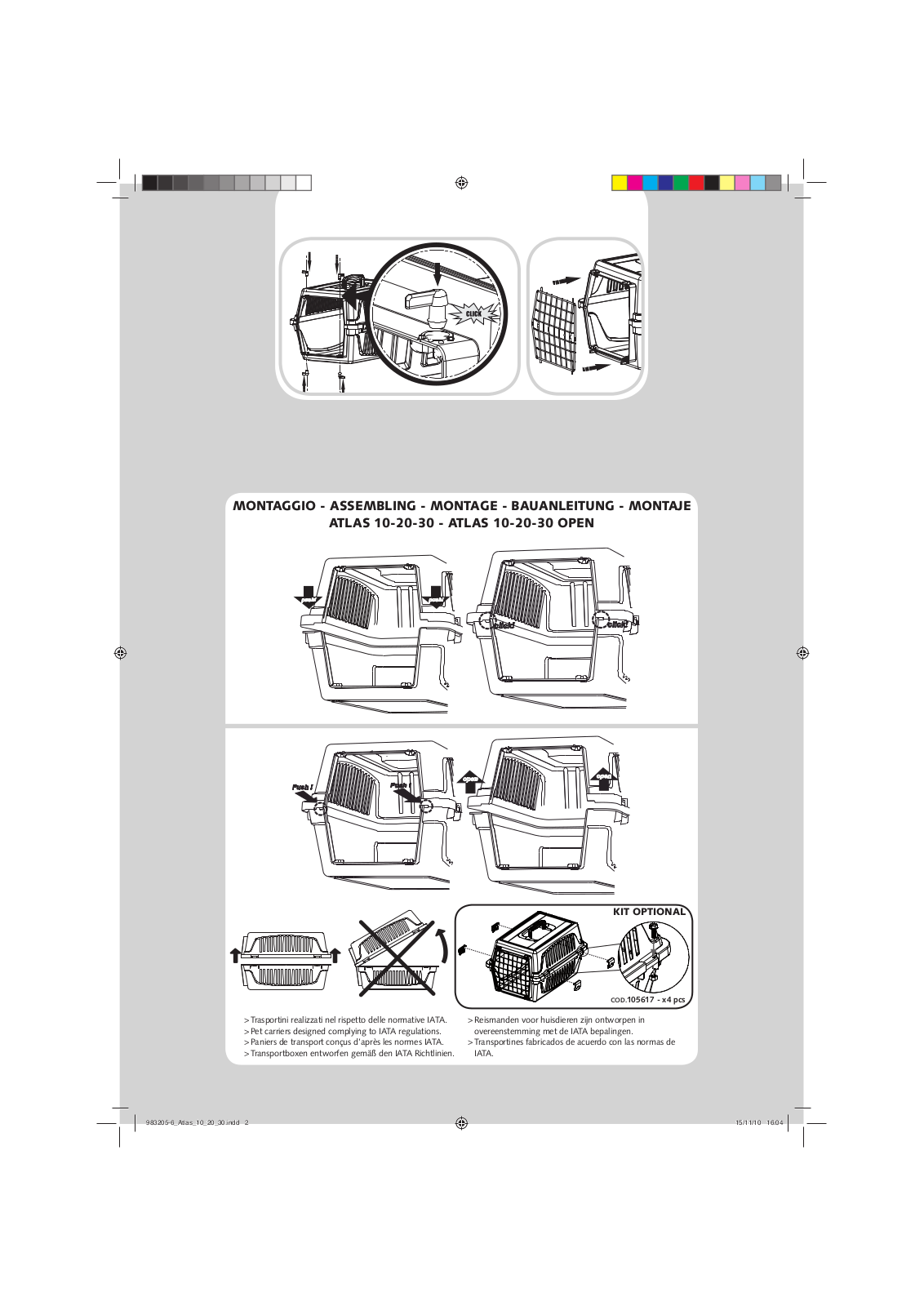 Ferplast Atlas 20, Atlas 30, Atlas 10 User Manual