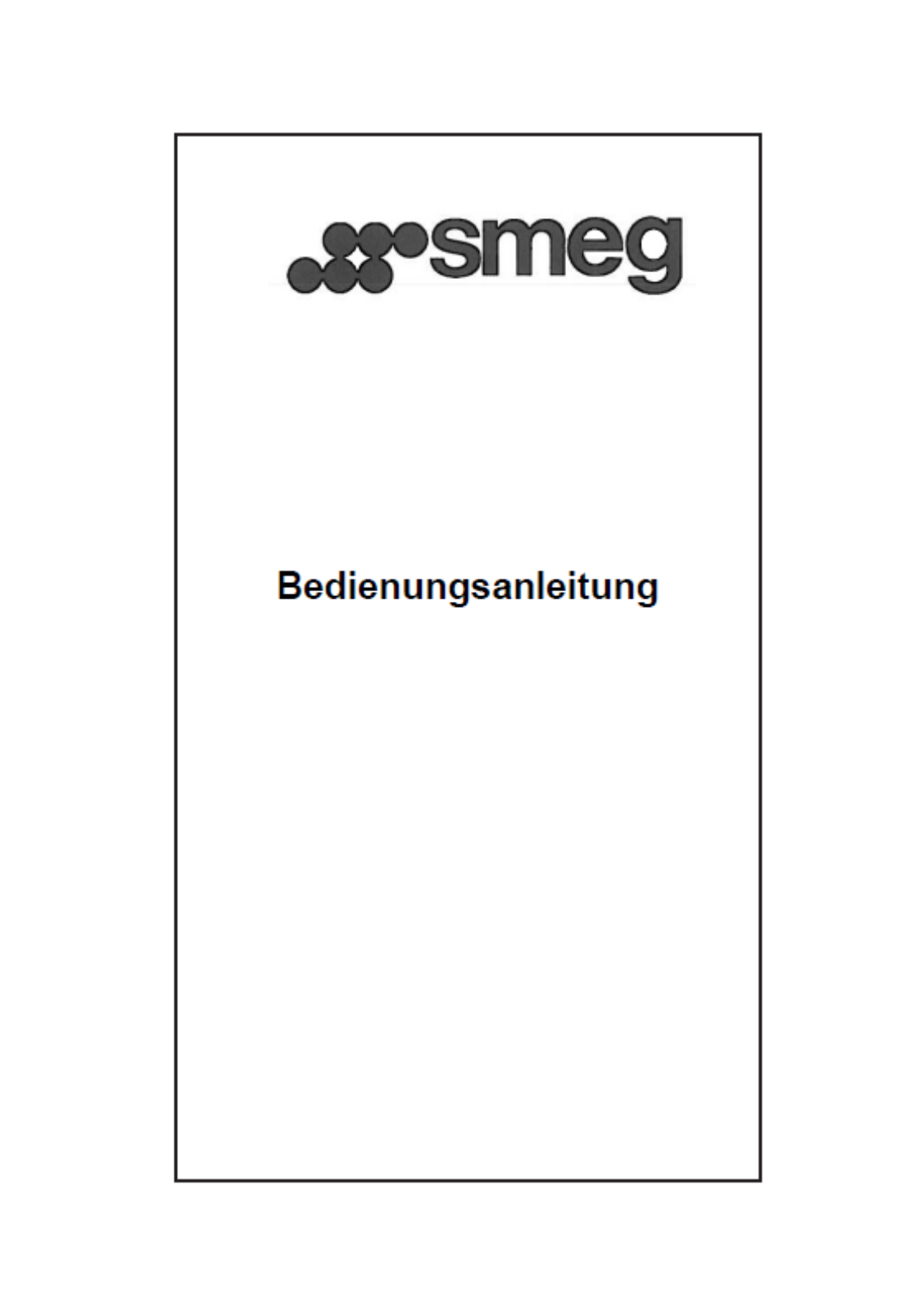 Smeg KSDD90VN-2 User Manual