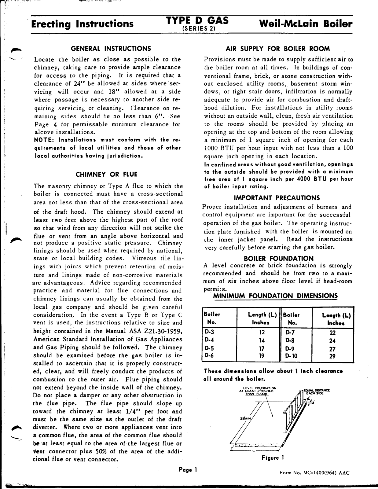 Weil-McLain Conquest User Manual