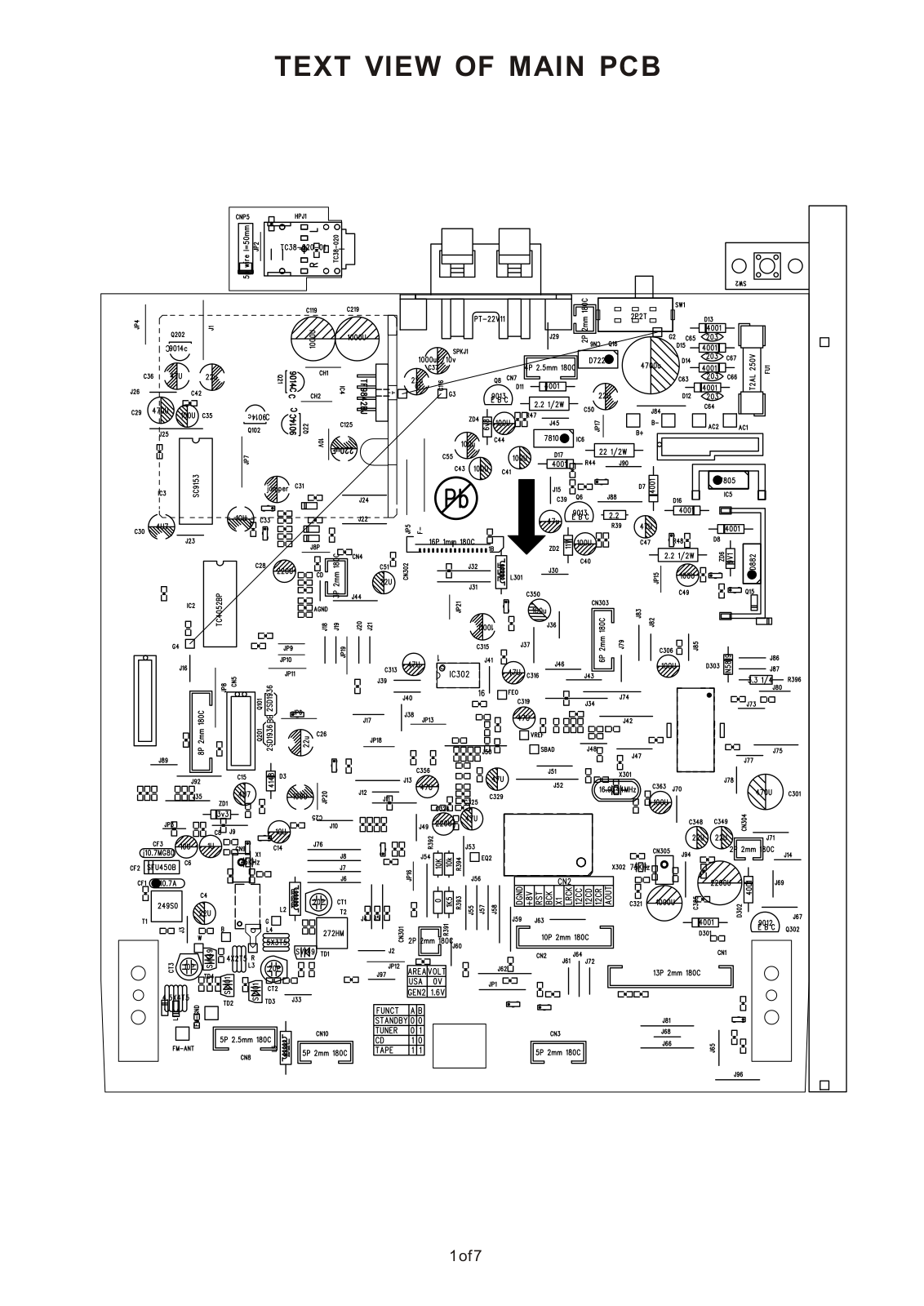 Vitek VT-3485new PCB LAYOUT DIAGRAM